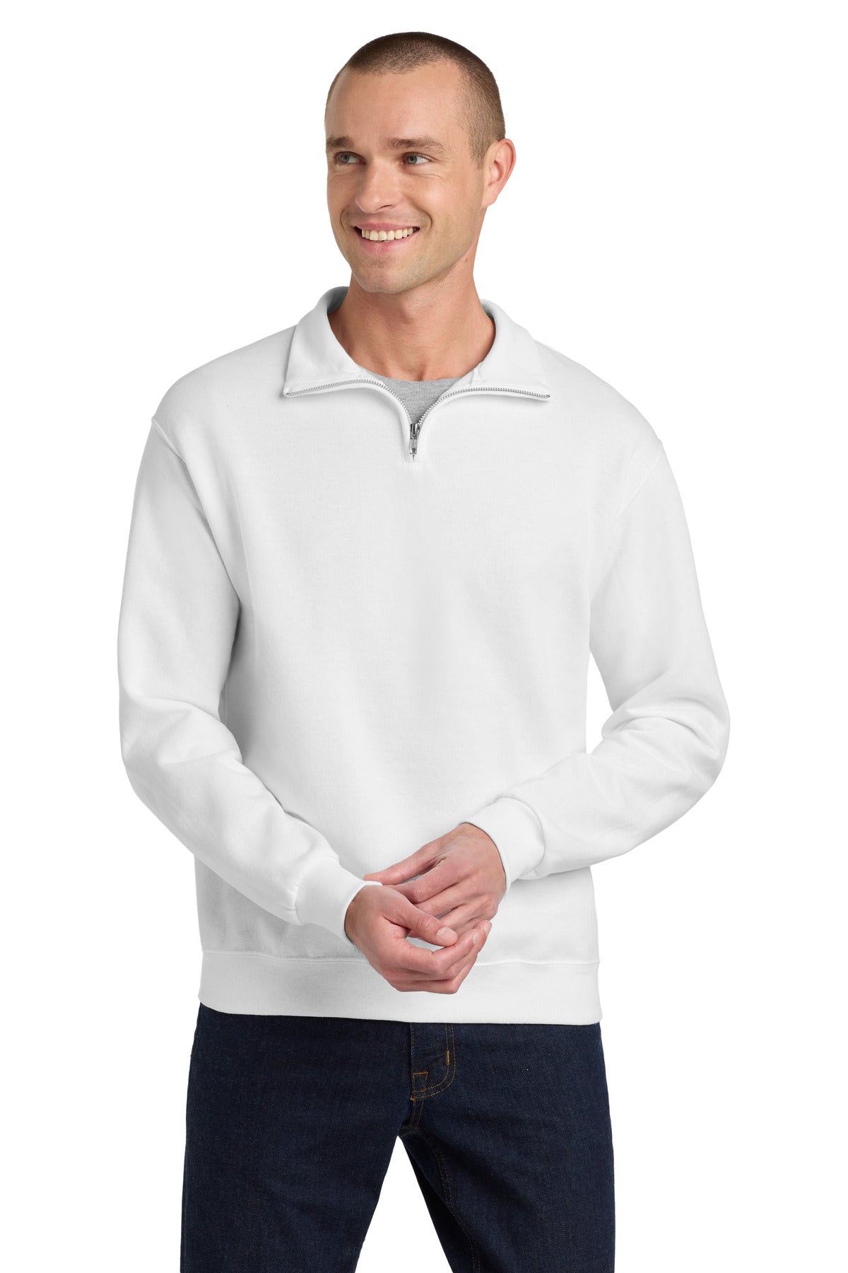 Jerzees® - NuBlend® 1/4-Zip Cadet Collar Sweatshirt. 995M