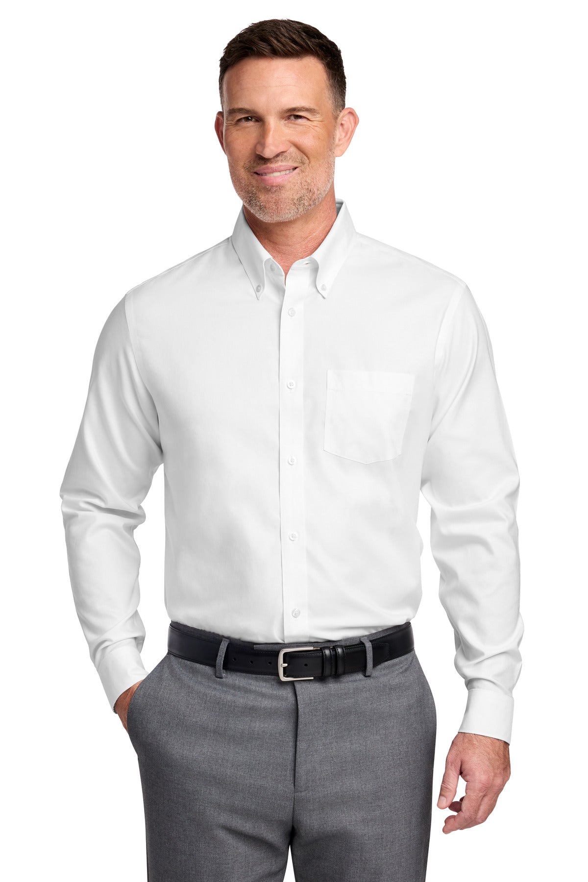 Brooks Brothers® Wrinkle-Free Stretch Nailhead Shirt BB18002