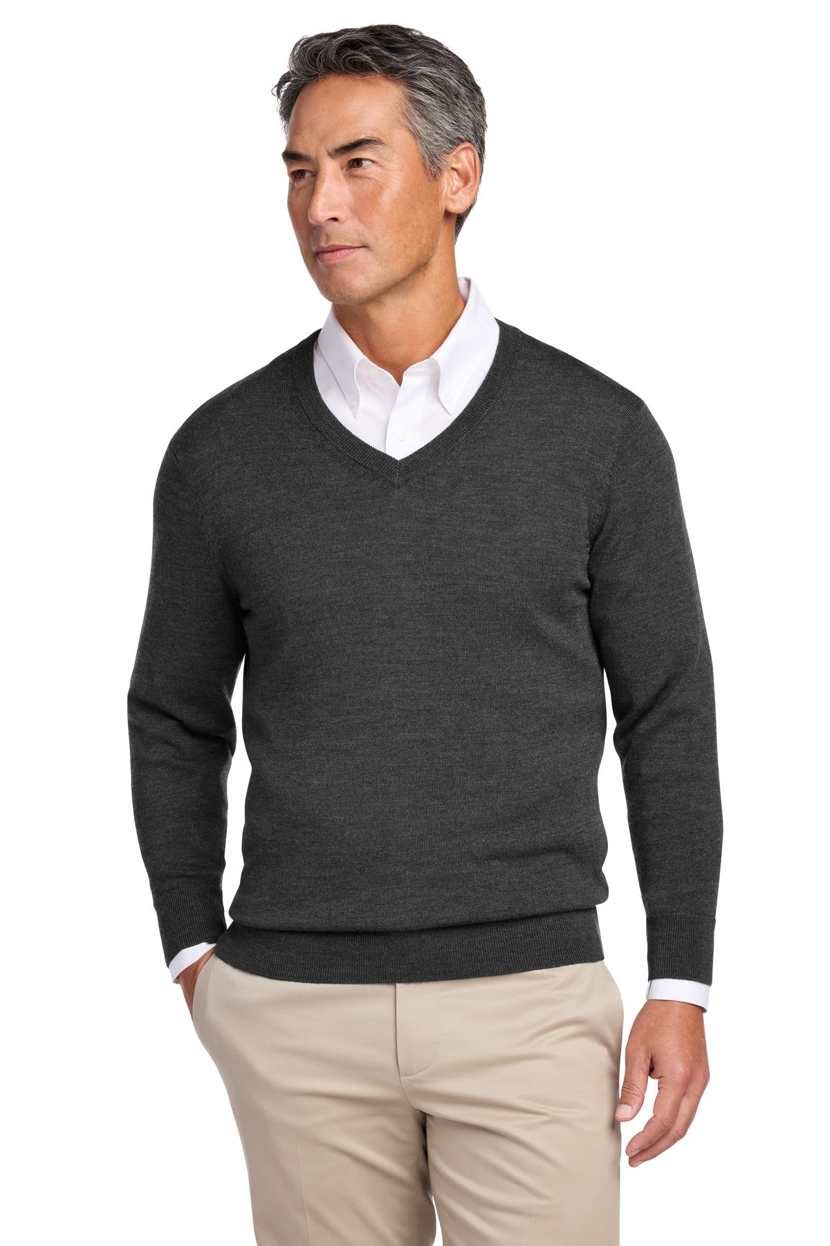 Brooks Brothers® Washable Merino V-Neck Sweater BB18410