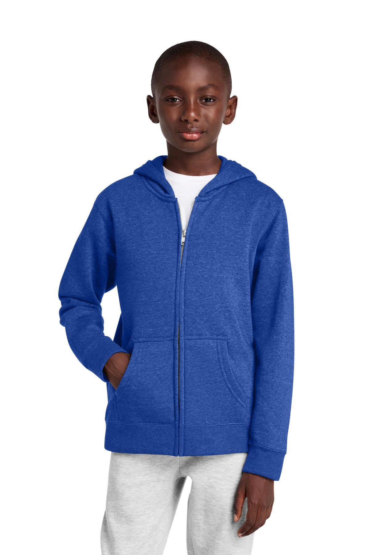 District® Youth V.I.T.™ Fleece Full-Zip Hoodie DT6102Y