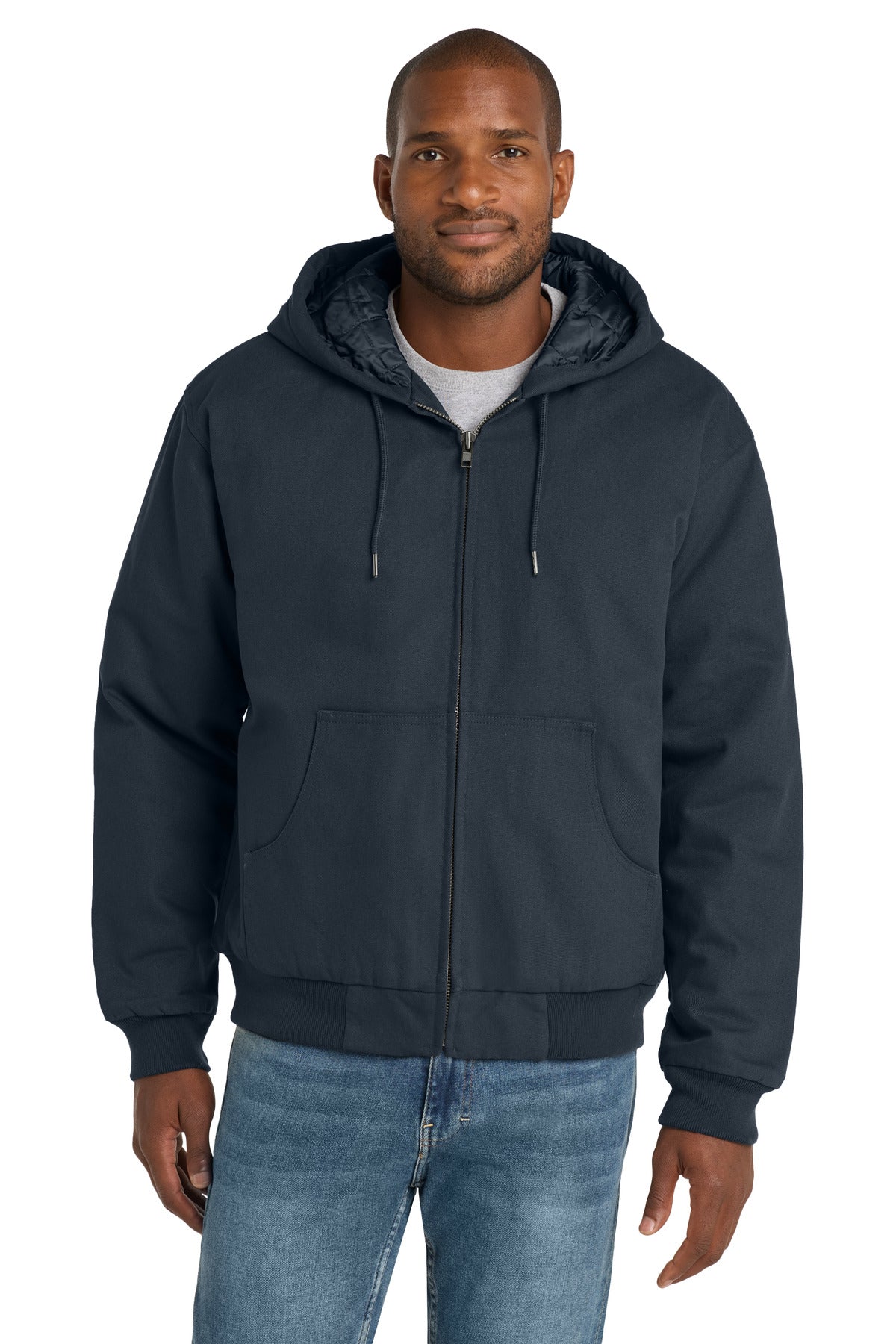 CornerStone® - Duck Cloth Hooded Work Jacket. J763H