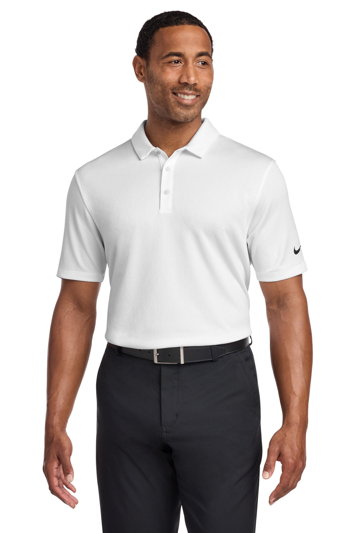 Nike Dri-FIT Hex Textured Polo. NKAH6266