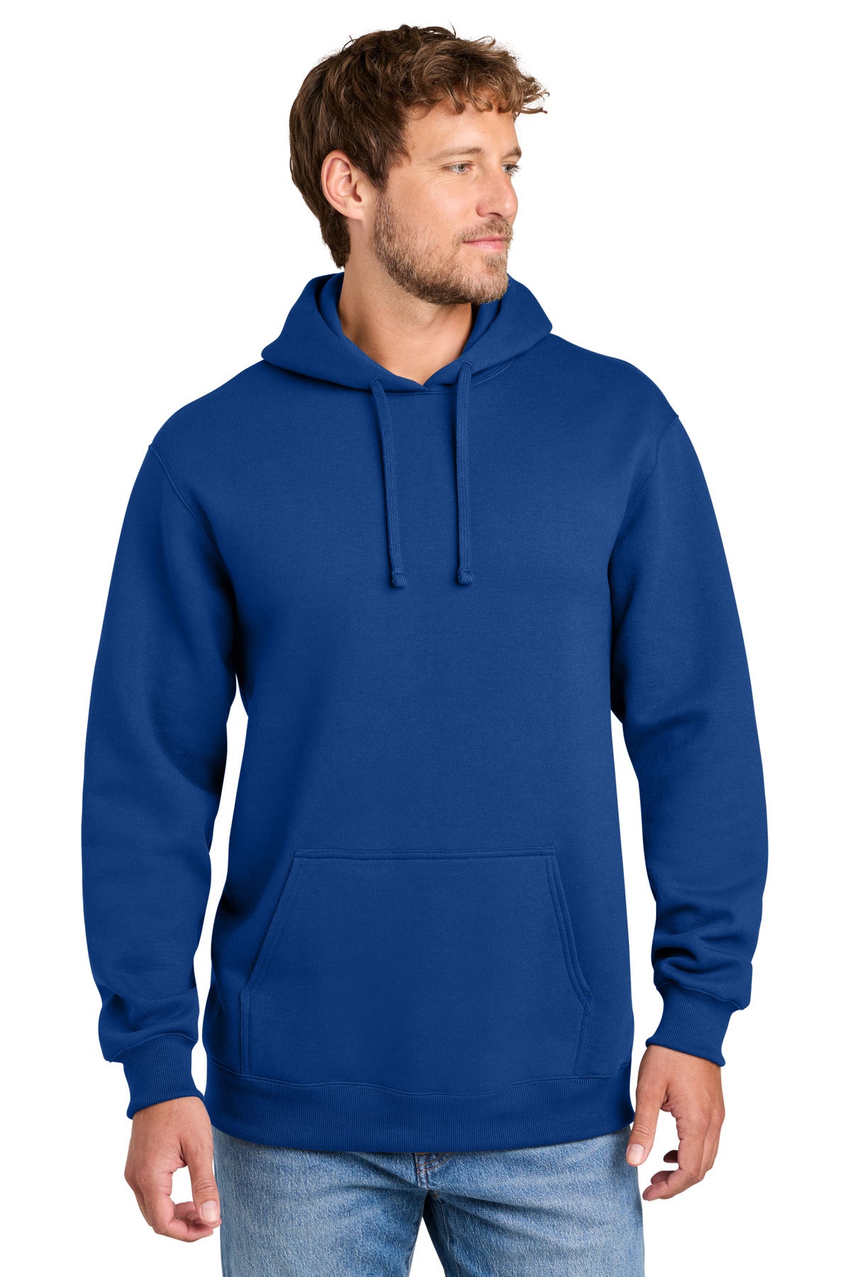 Port & Co® Foundation Fleece Pullover Hooded Sweatshirt PC107H