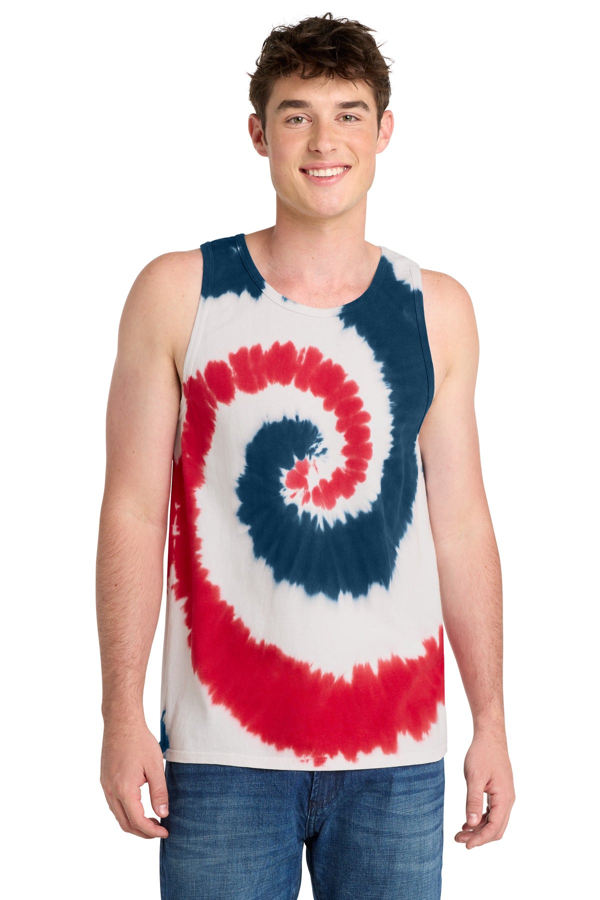 Port & Co® Tie-Dye Tank Top. PC147TT
