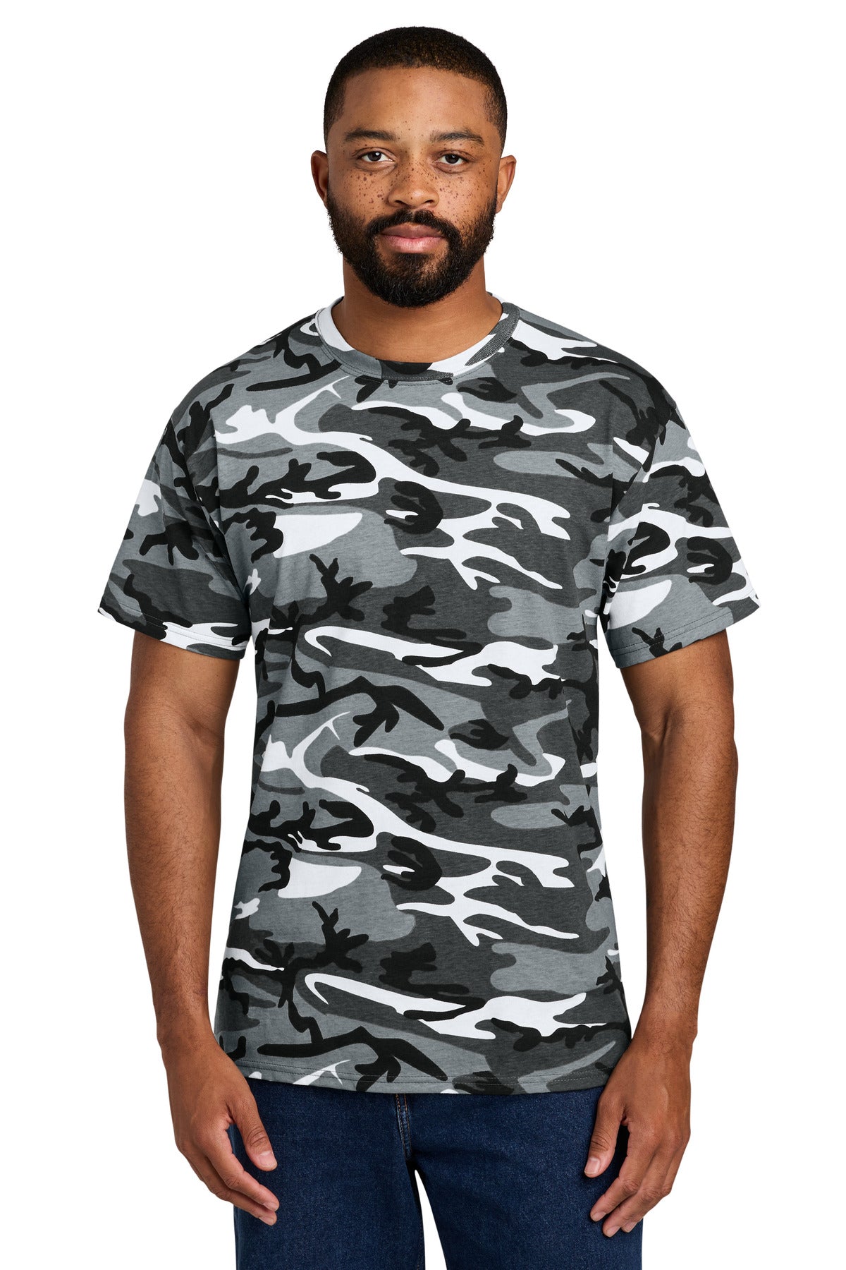 Port & Co® Core Cotton Camo Tee. PC54C