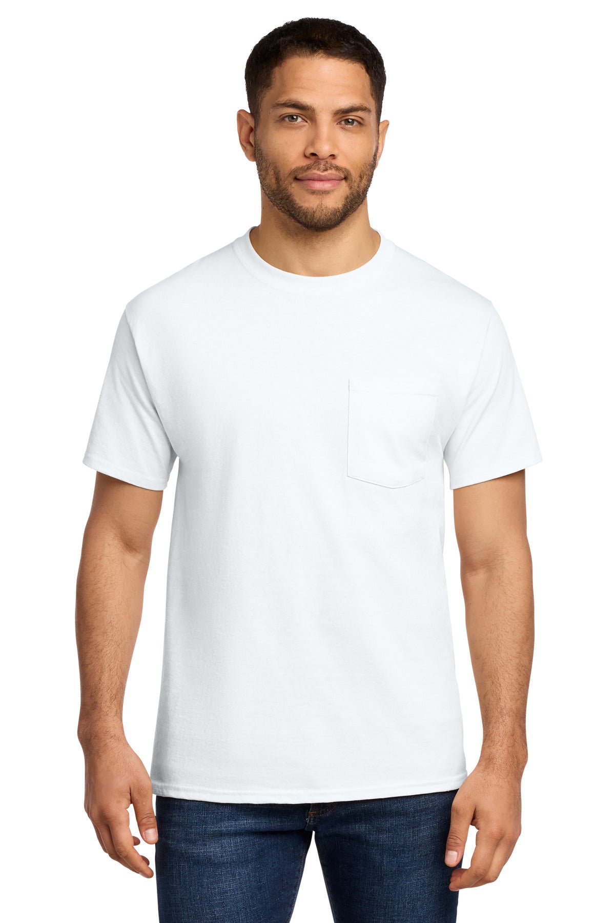 Port & Co® Tall Essential Pocket Tee. PC61PT