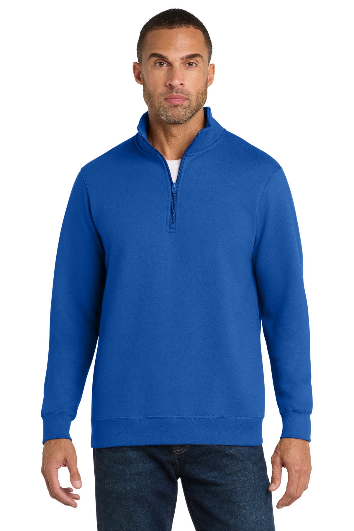 Port & Co® Fan Favorite Fleece 1/4-Zip Pullover Sweatshirt. PC850Q