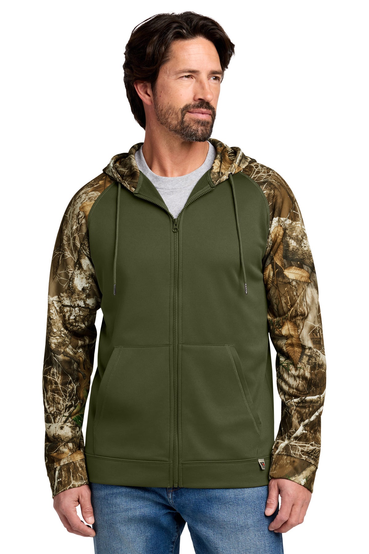 Russell Outdoors™ Realtree® Performance Colorblock Full-Zip Hoodie RU452