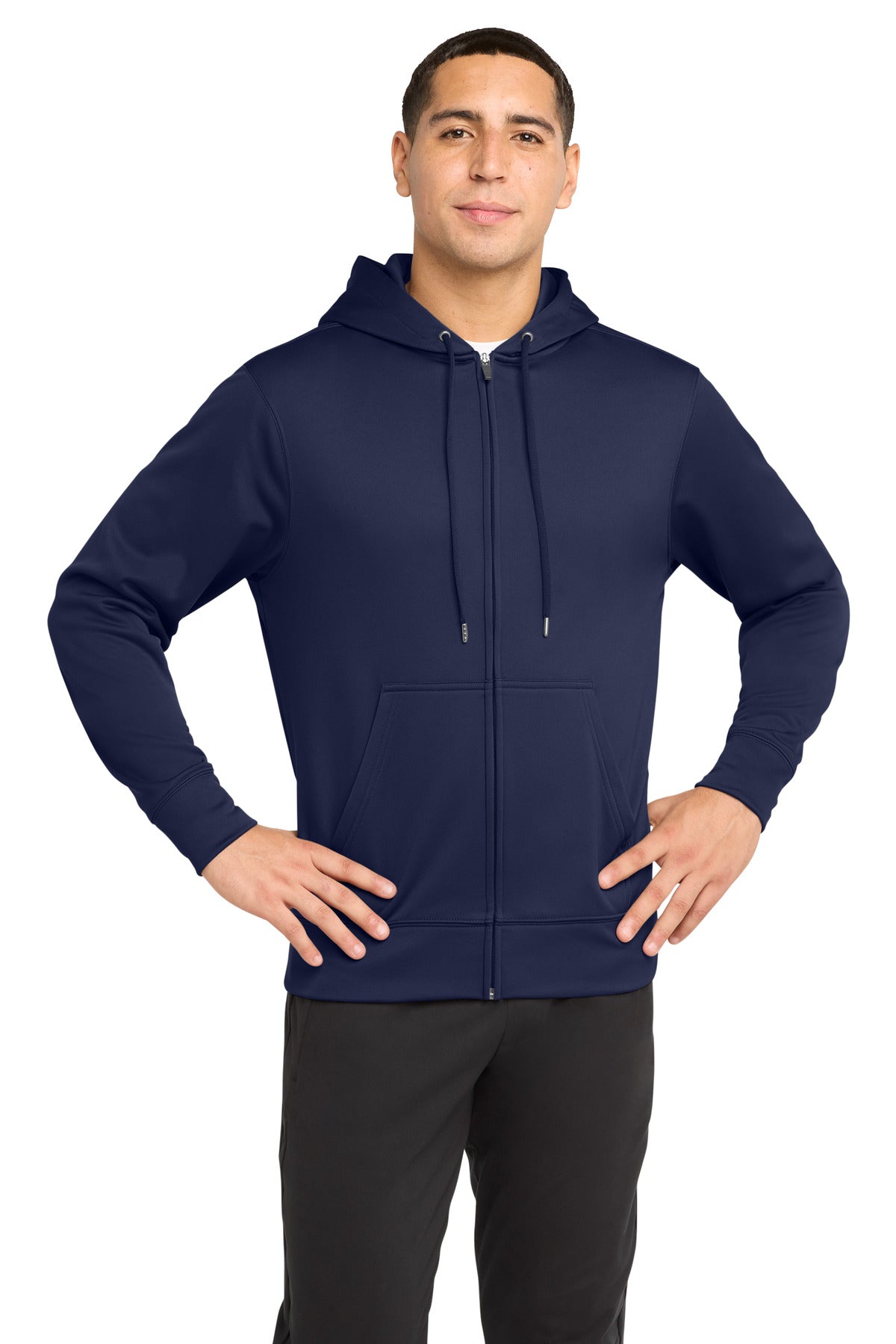 Sport-Tek® Sport-Wick® Fleece Full-Zip Hooded Jacket. ST238