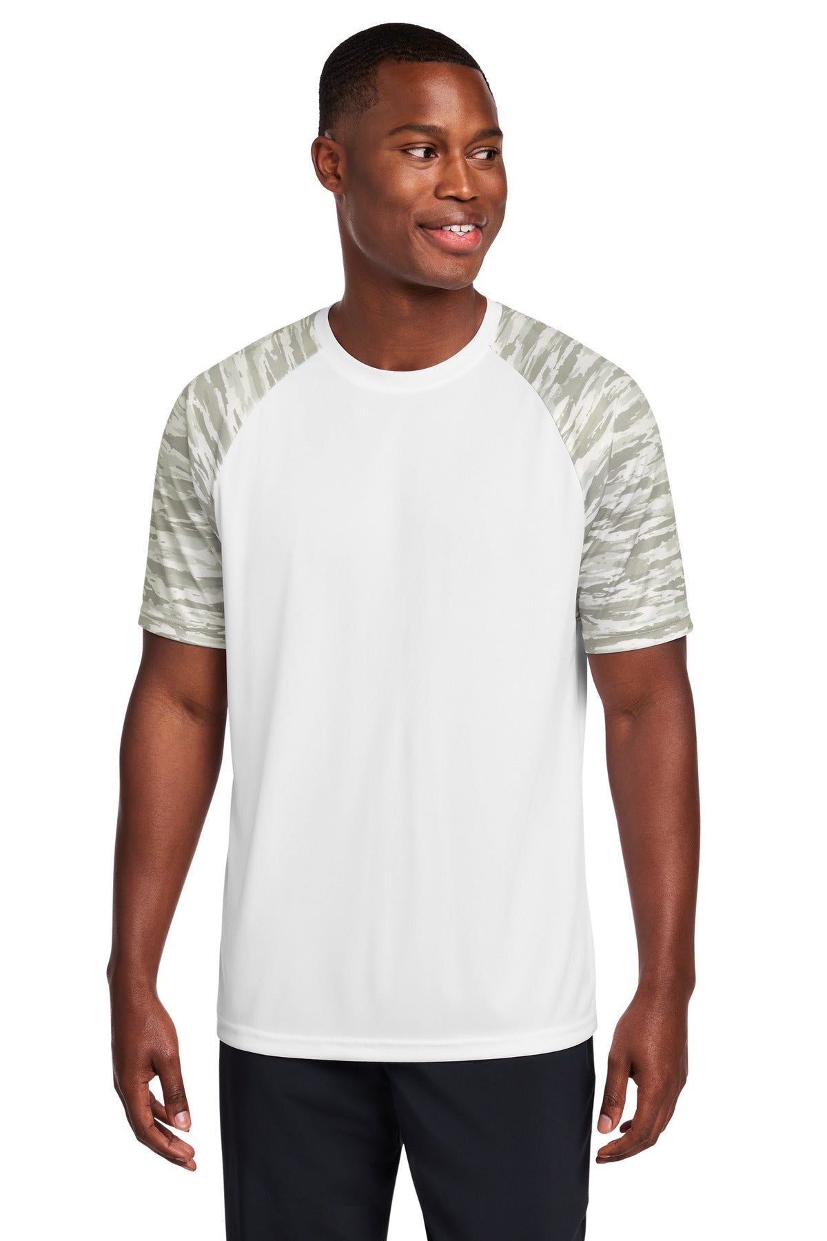 Sport-Tek® Drift Camo Colorblock Tee ST376