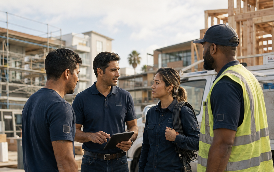 Custom Construction Shirts: Why Nearly 60% of Buyers Prefer Uniformed Employees