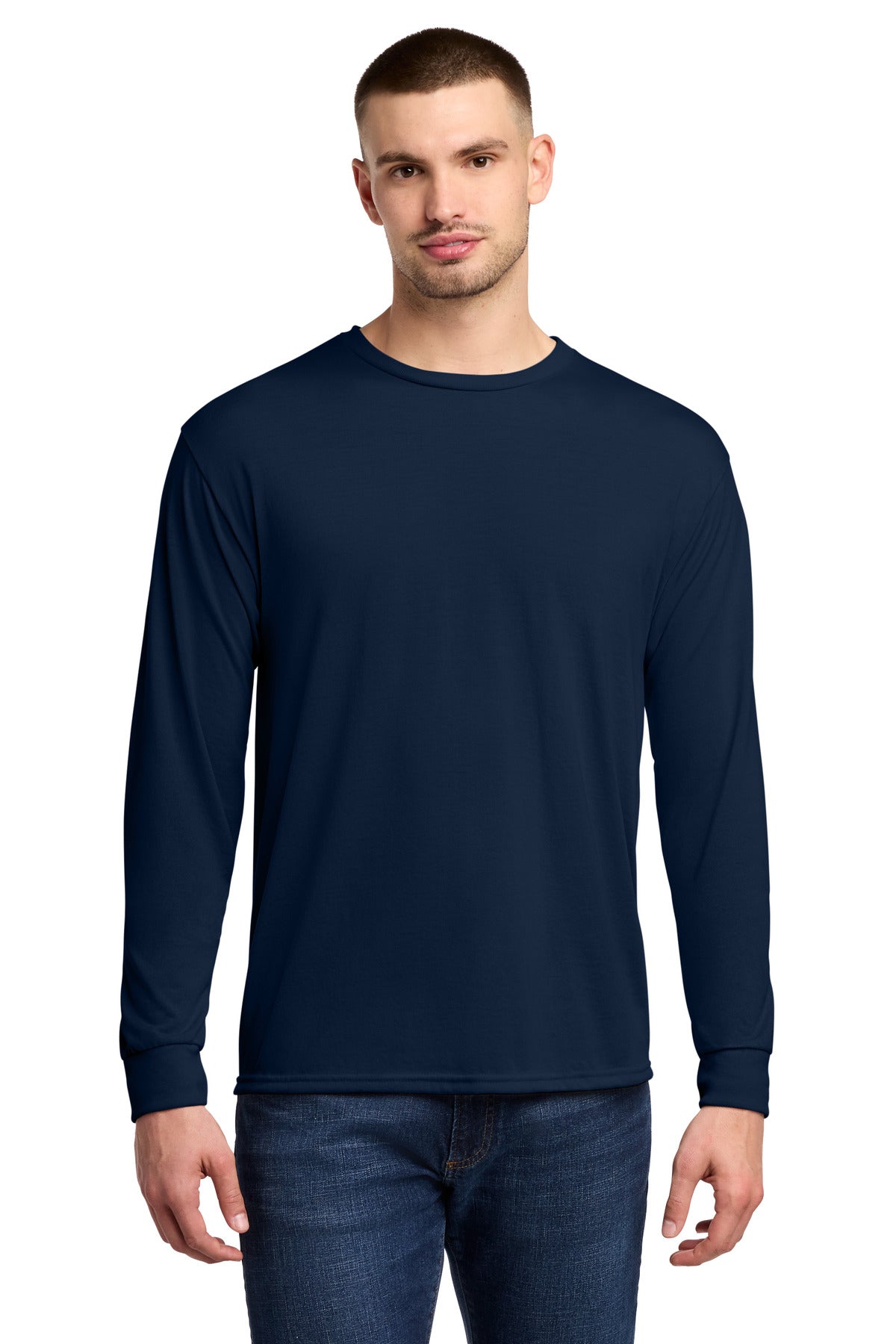 Jerzees® Dri-Power® 100% Polyester Long Sleeve T-Shirt 21LS