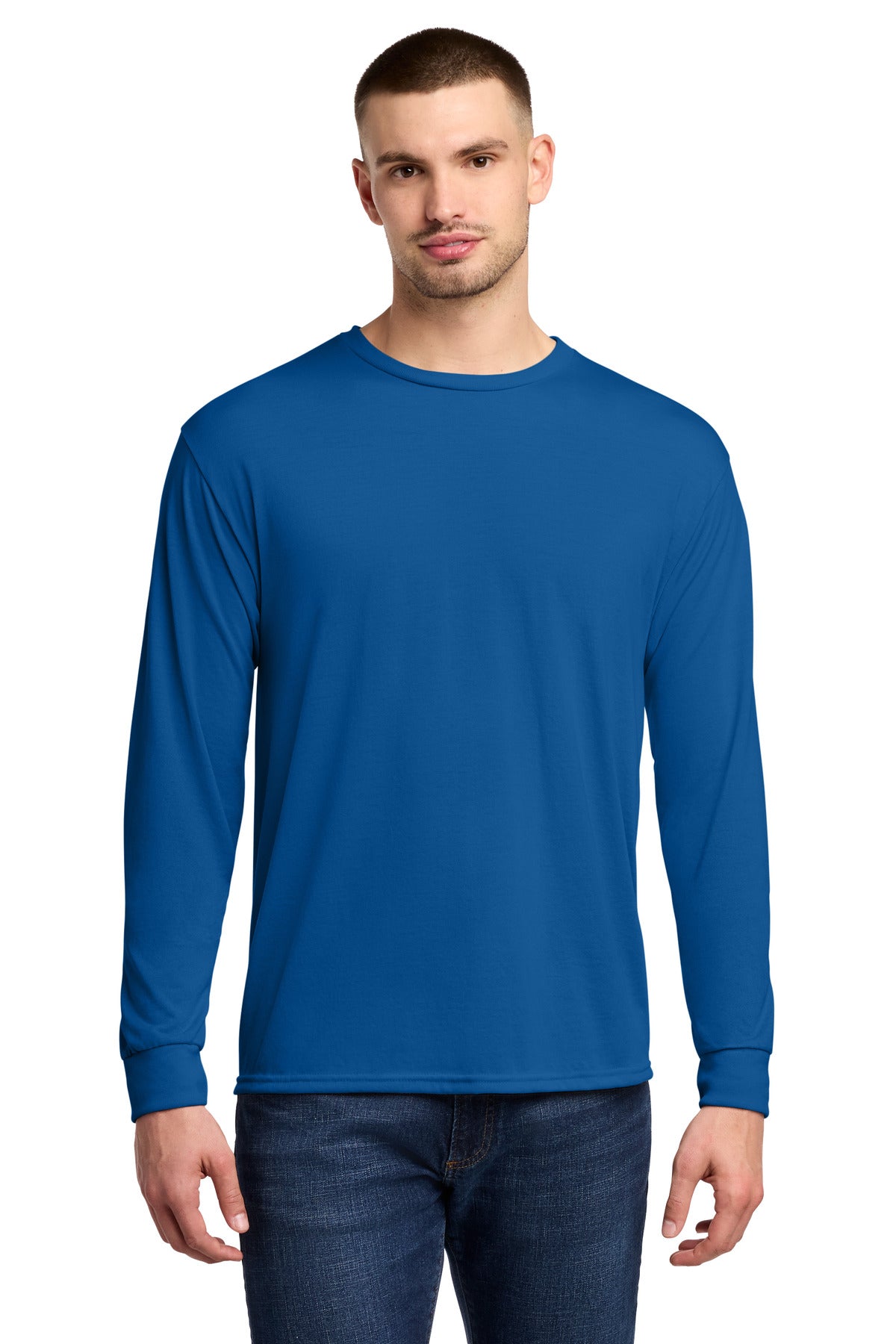 Jerzees® Dri-Power® 100% Polyester Long Sleeve T-Shirt 21LS