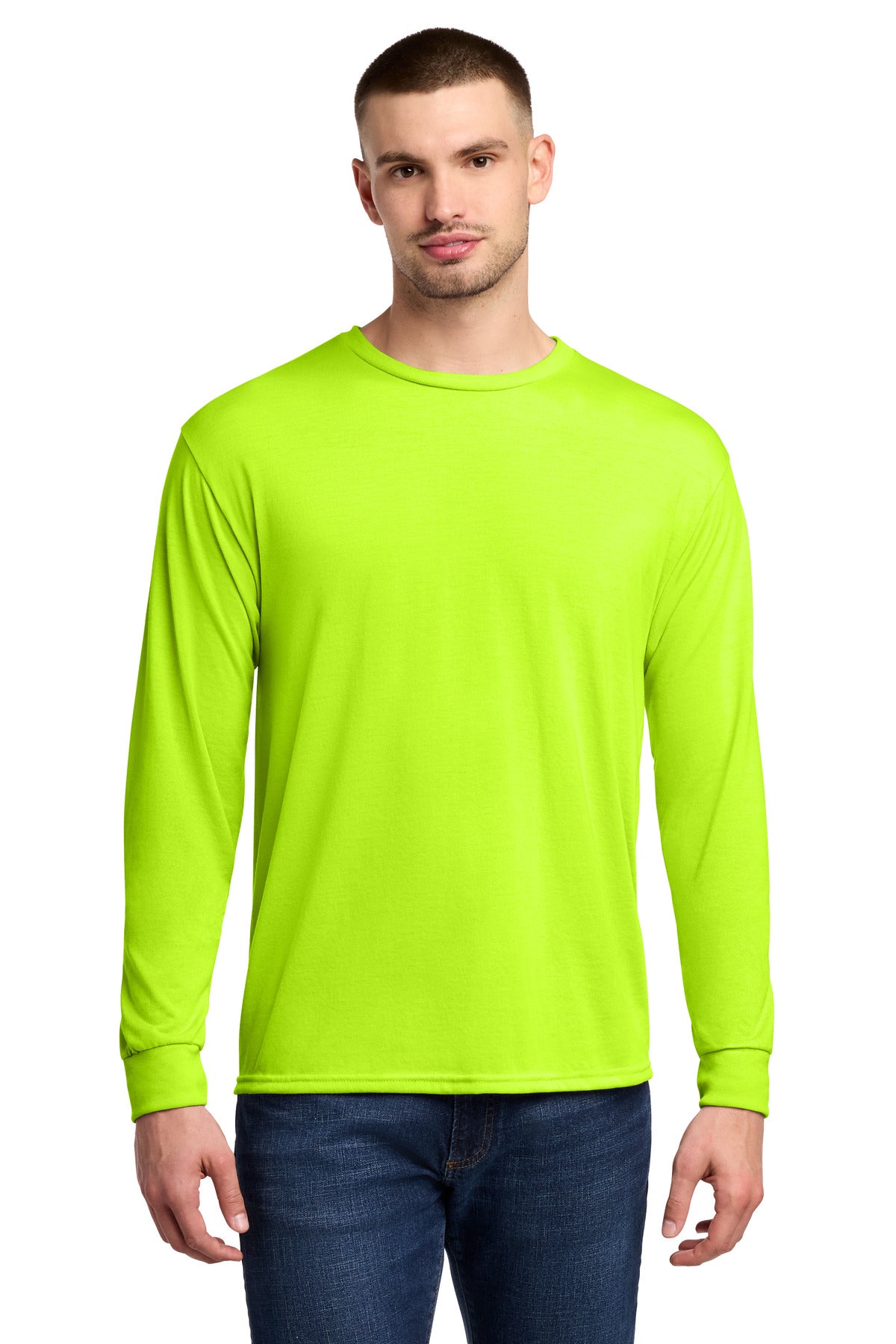 Jerzees® Dri-Power® 100% Polyester Long Sleeve T-Shirt 21LS