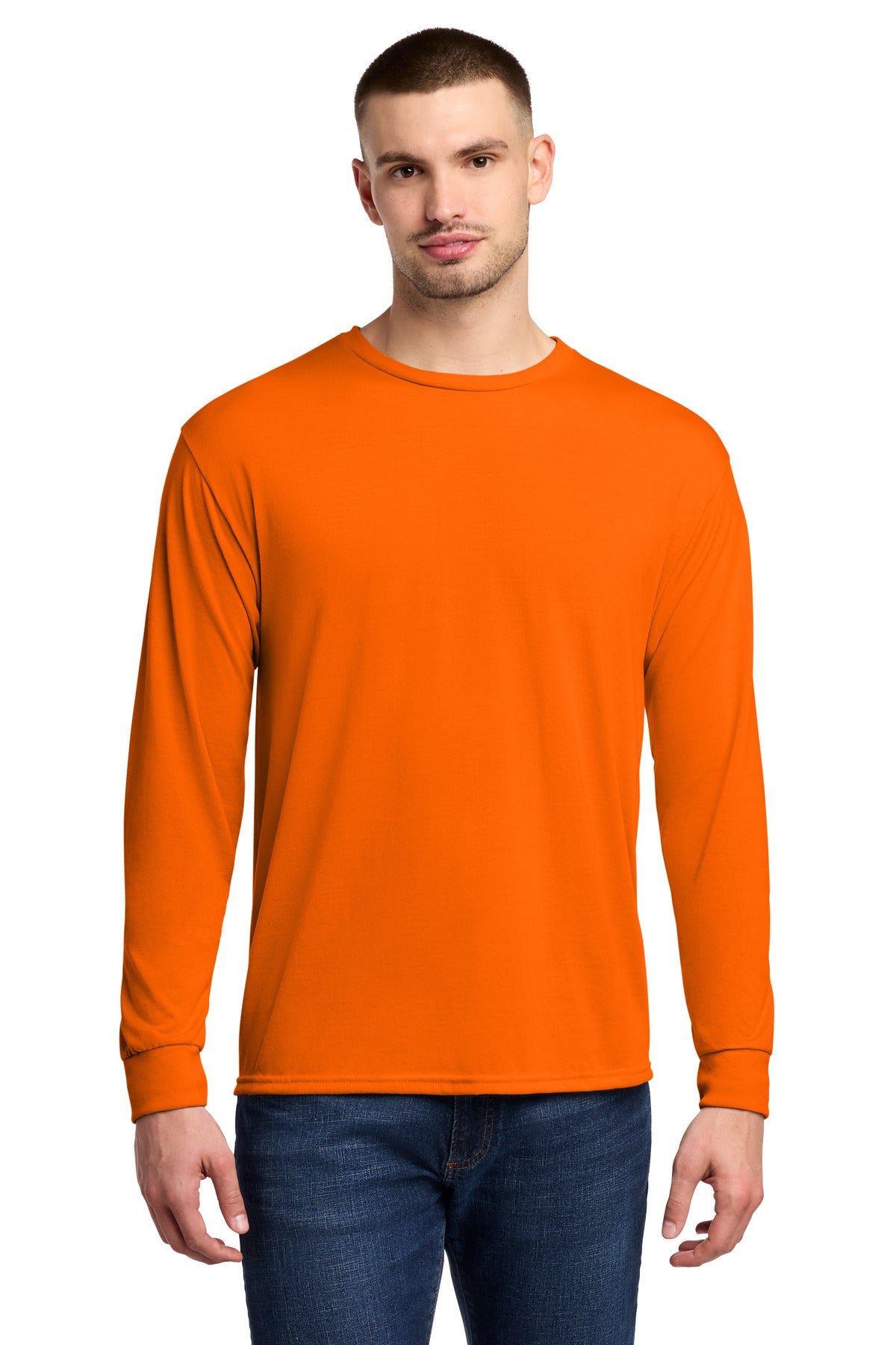 Jerzees® Dri-Power® 100% Polyester Long Sleeve T-Shirt 21LS