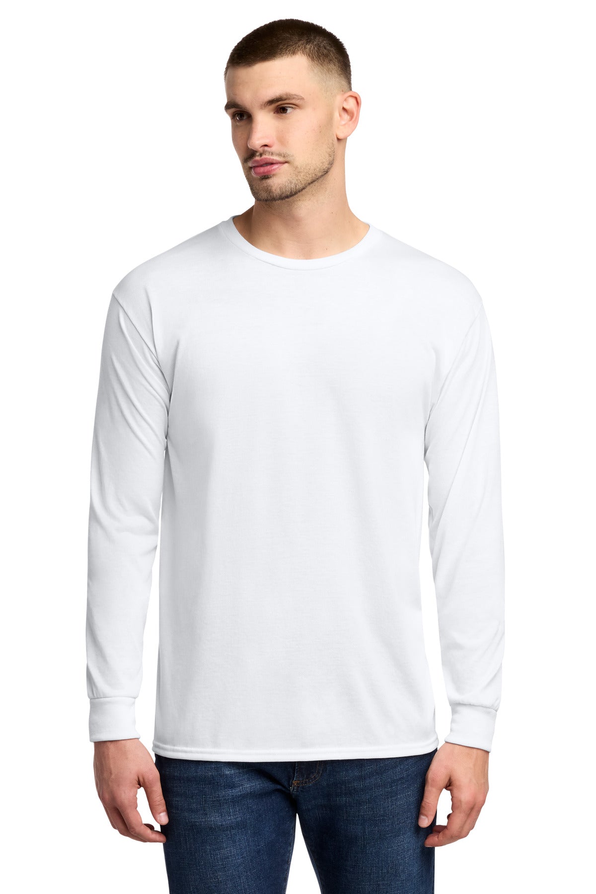 Jerzees® Dri-Power® 100% Polyester Long Sleeve T-Shirt 21LS