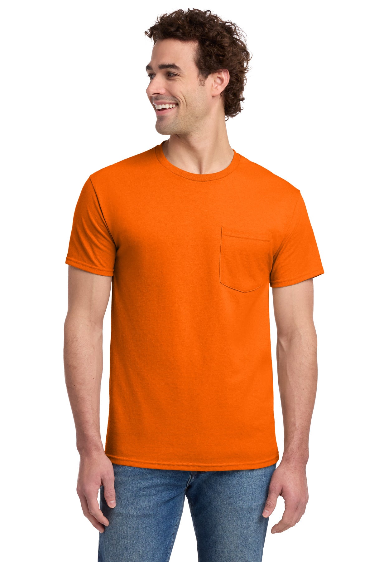 Jerzees® -  Dri-Power® 50/50 Cotton/Poly Pocket T-Shirt.  29MP