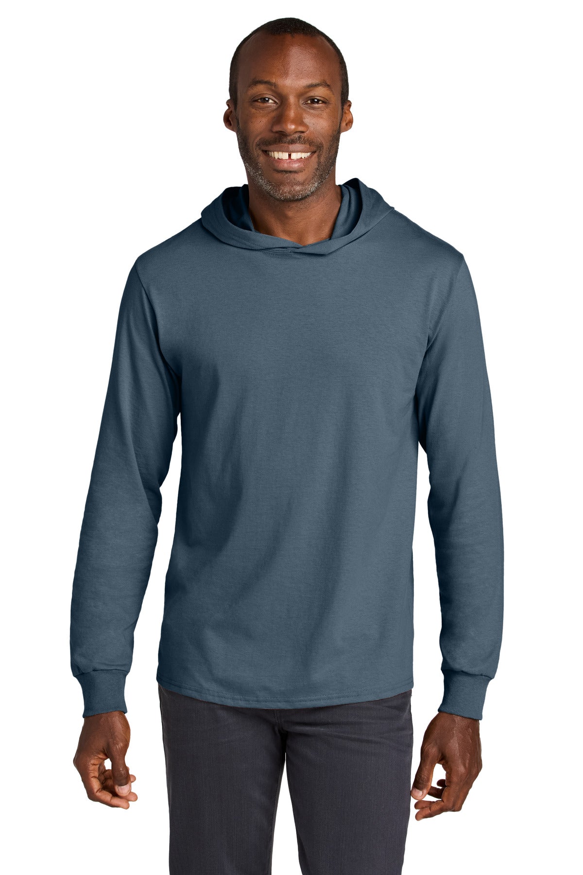 Jerzees Classics™ Unisex Cotton Long Sleeve Hooded T-Shirt 363LH