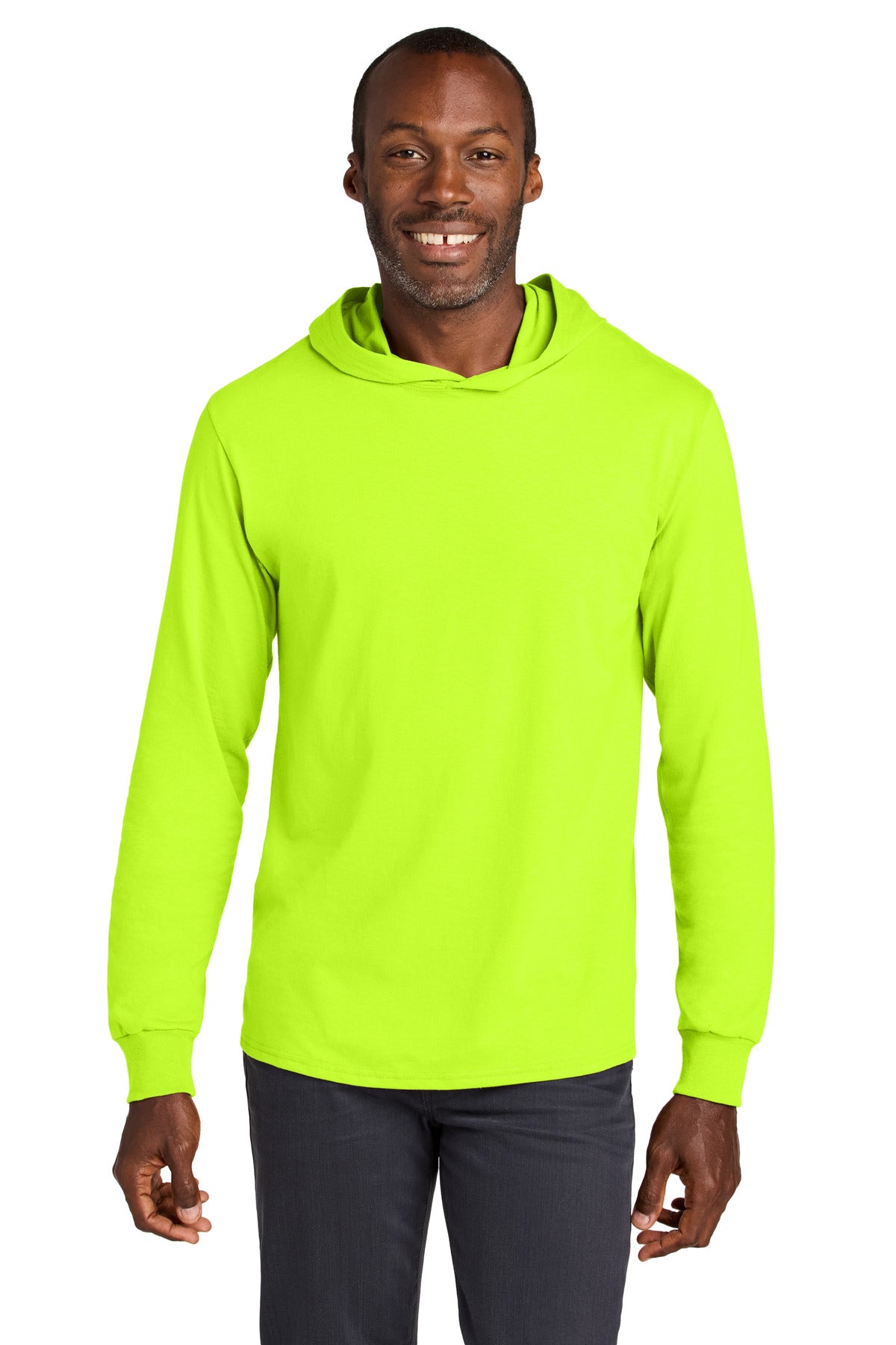Jerzees Classics™ Unisex Cotton Long Sleeve Hooded T-Shirt 363LH