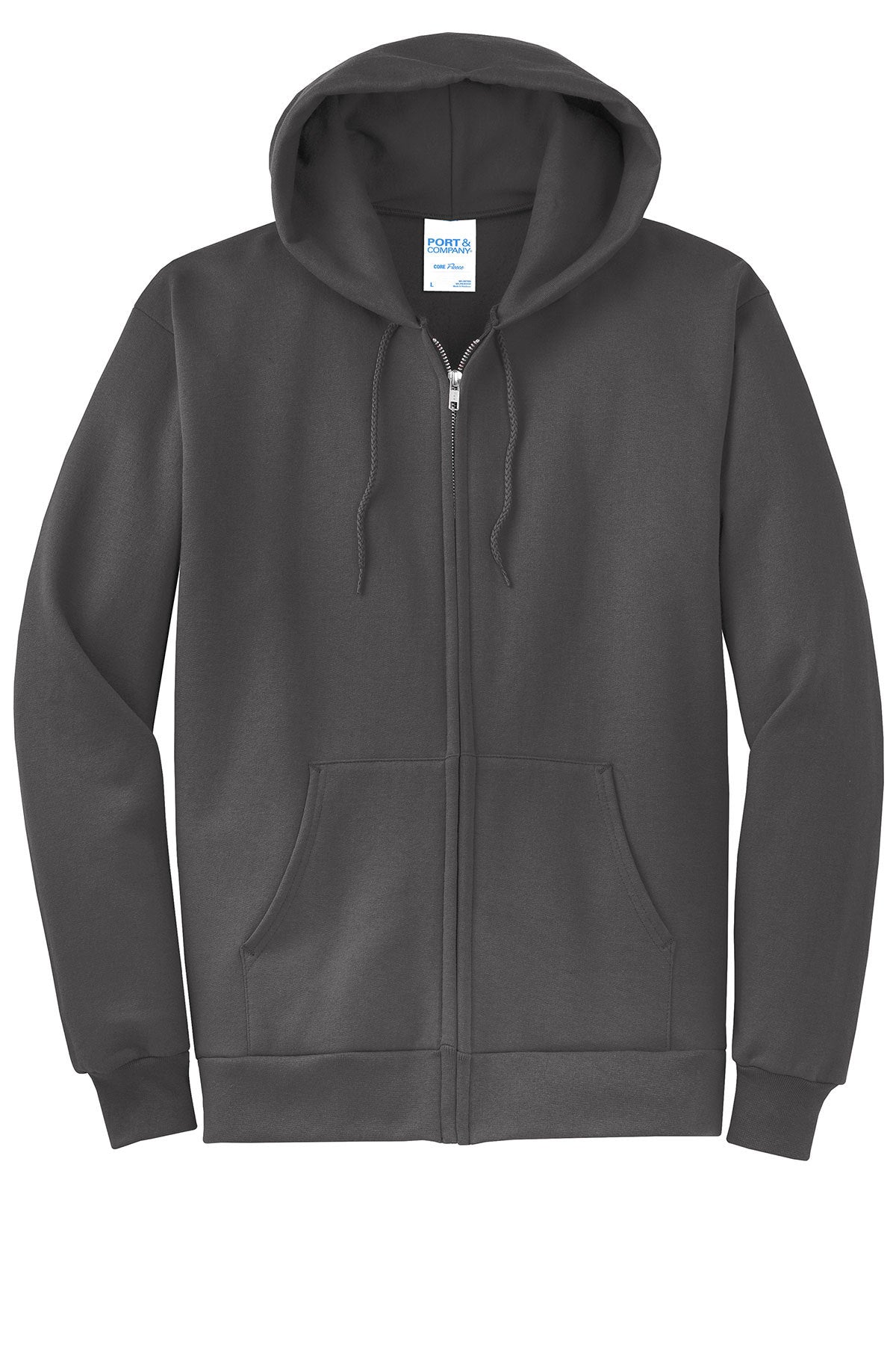 Port & Co™ Core Fleece Full-Zip Hooded Sweatshirt
