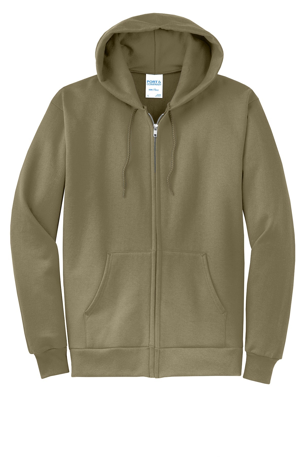 Port & Co™ Core Fleece Full-Zip Hooded Sweatshirt