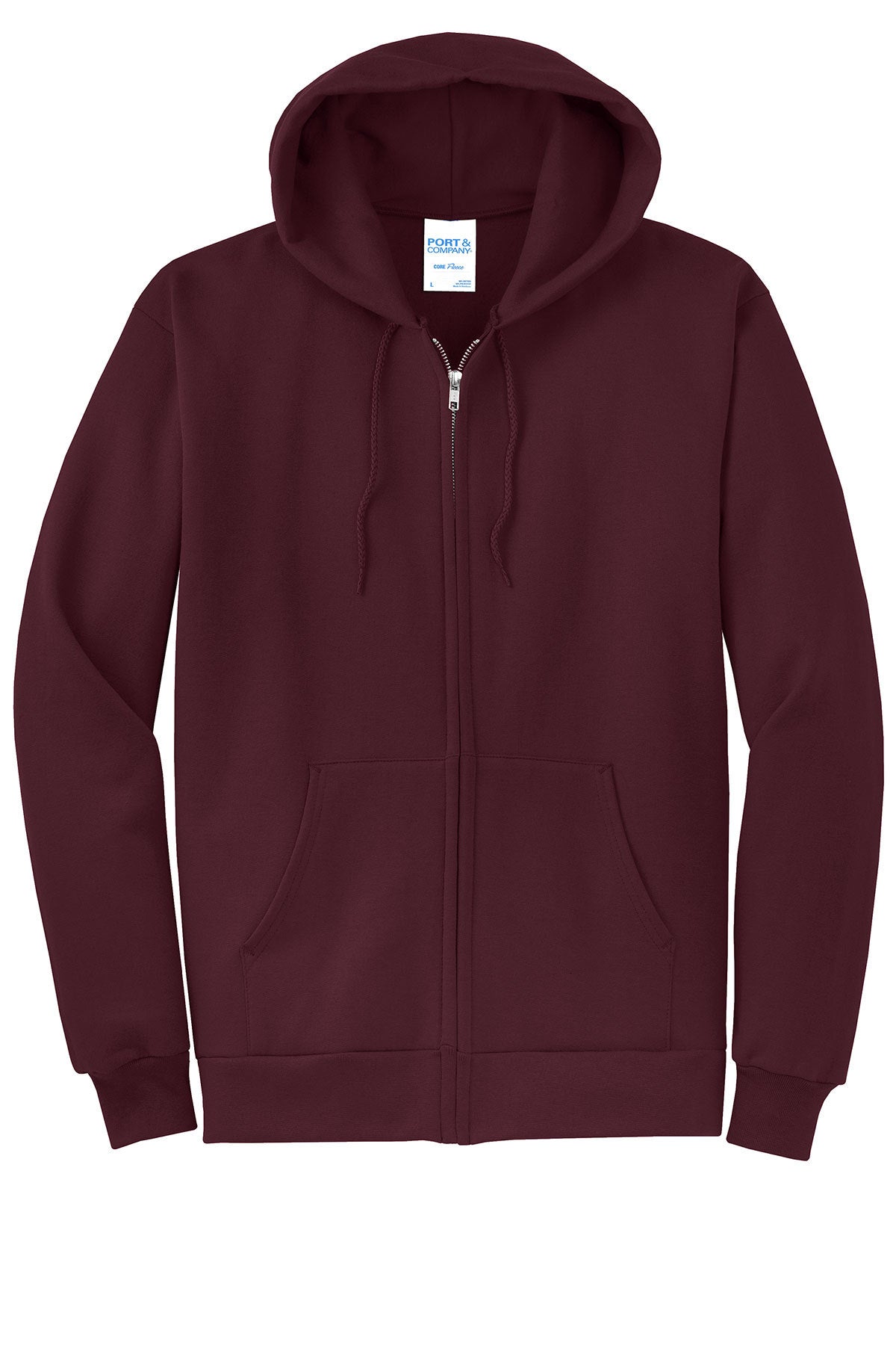 Port & Co™ Core Fleece Full-Zip Hooded Sweatshirt