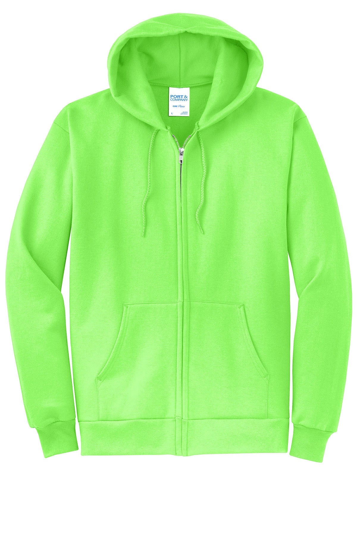 Port & Co™ Core Fleece Full-Zip Hooded Sweatshirt