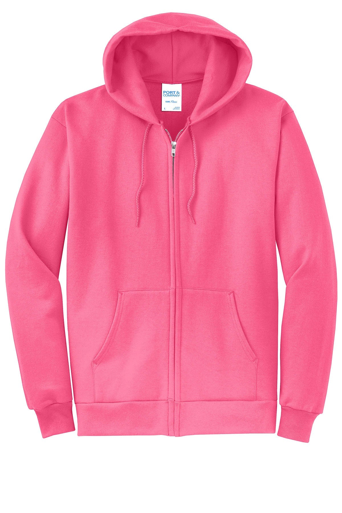 Port & Co™ Core Fleece Full-Zip Hooded Sweatshirt