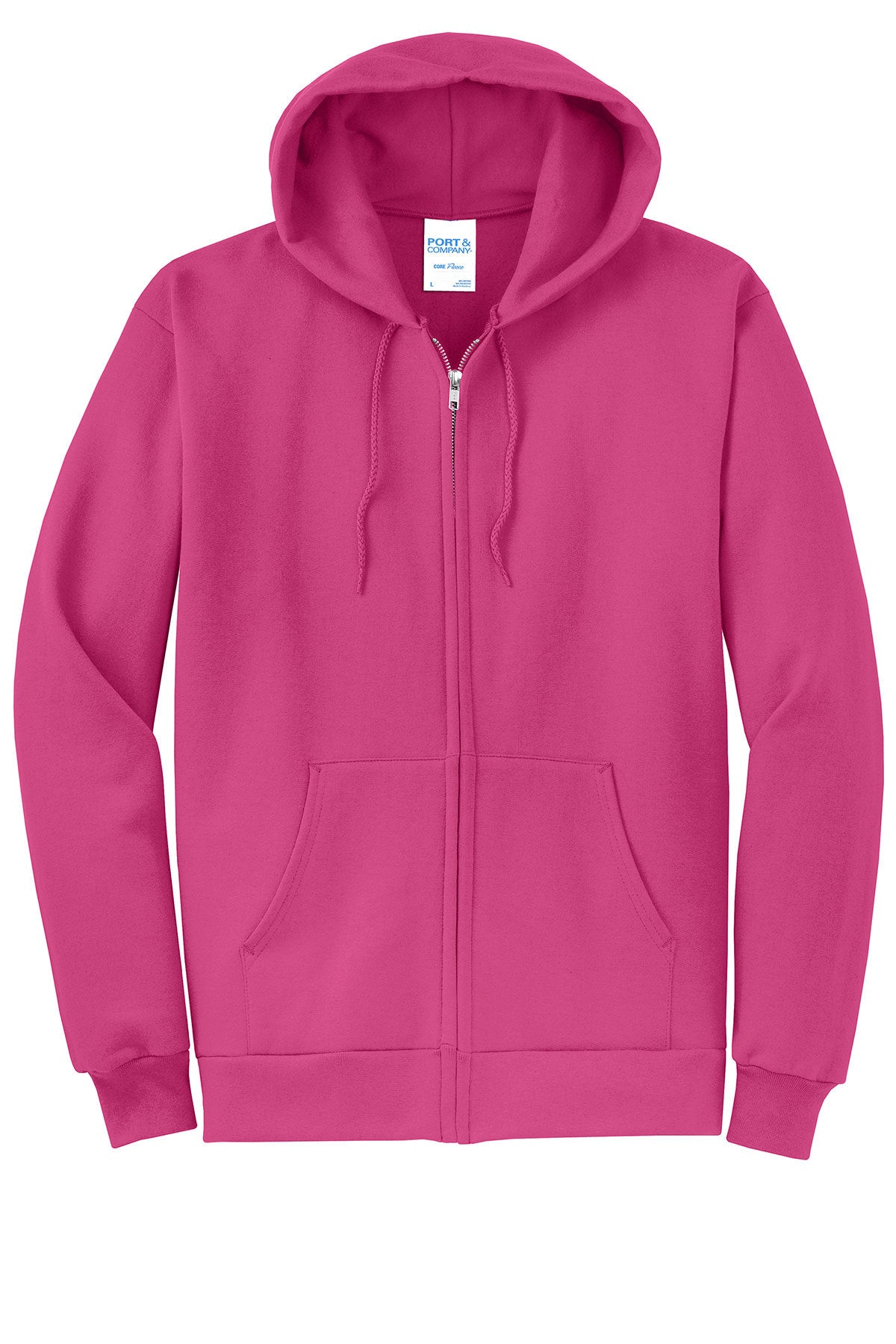 Port & Co™ Core Fleece Full-Zip Hooded Sweatshirt
