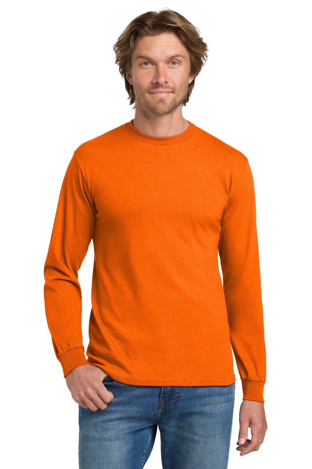 Gildan® - Heavy Cotton™ 100% Cotton Long Sleeve T-Shirt.  5400