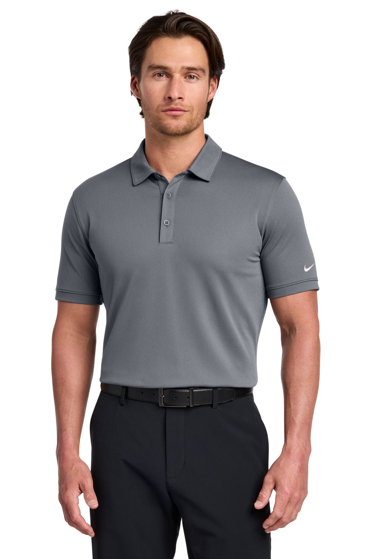 Nike Dri-FIT Solid Icon Pique Modern Fit Polo.  746099