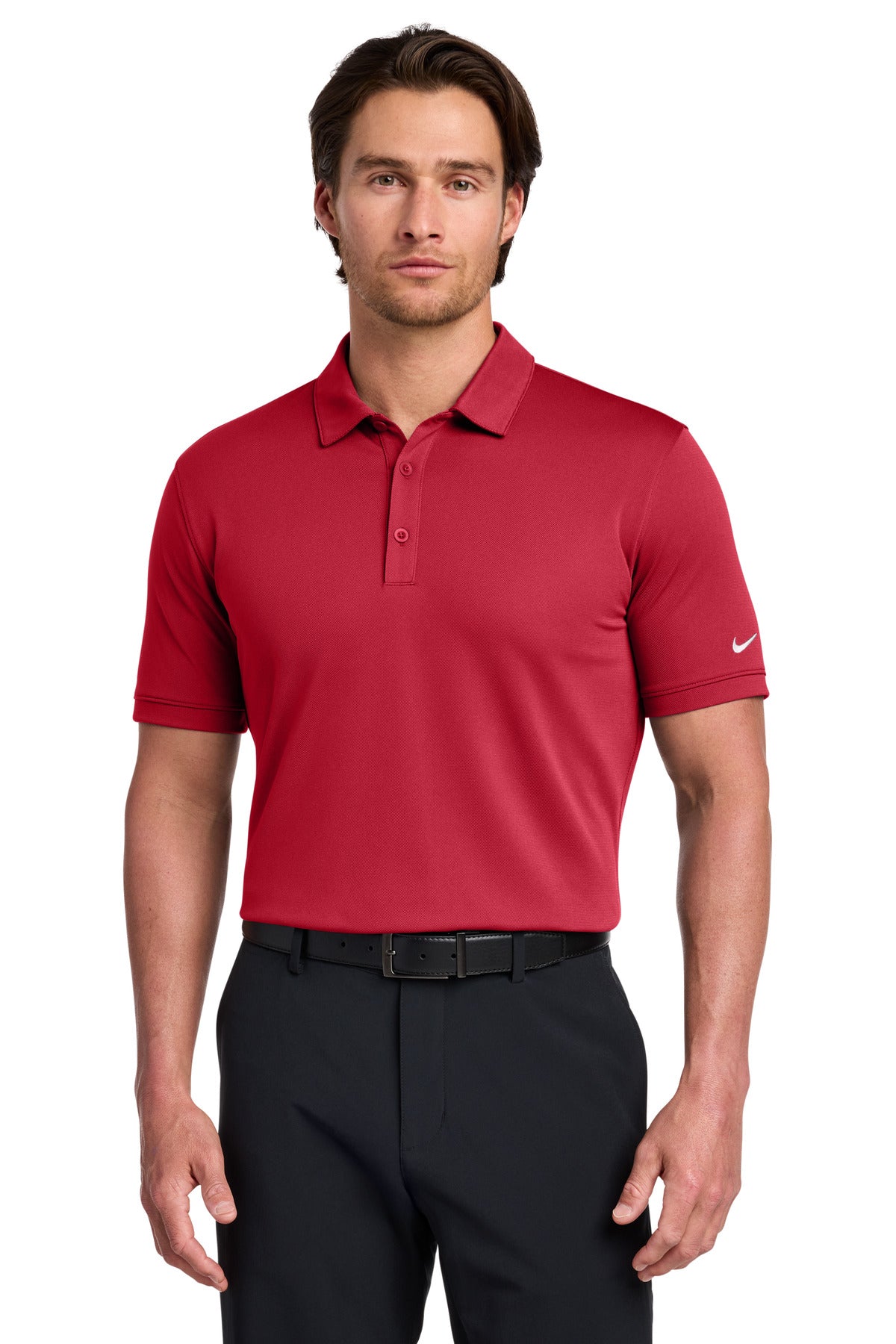 Nike Dri-FIT Solid Icon Pique Modern Fit Polo.  746099