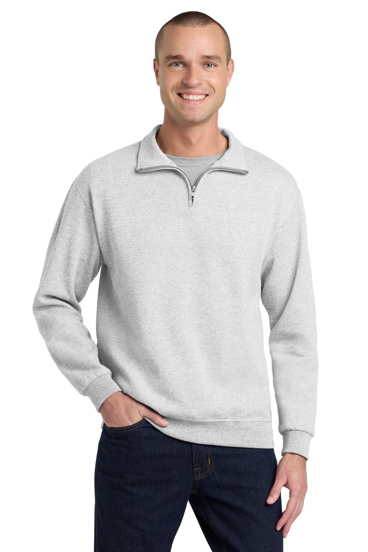 Jerzees® - NuBlend® 1/4-Zip Cadet Collar Sweatshirt. 995M