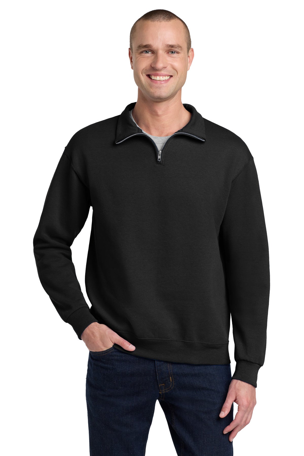 Jerzees® - NuBlend® 1/4-Zip Cadet Collar Sweatshirt. 995M