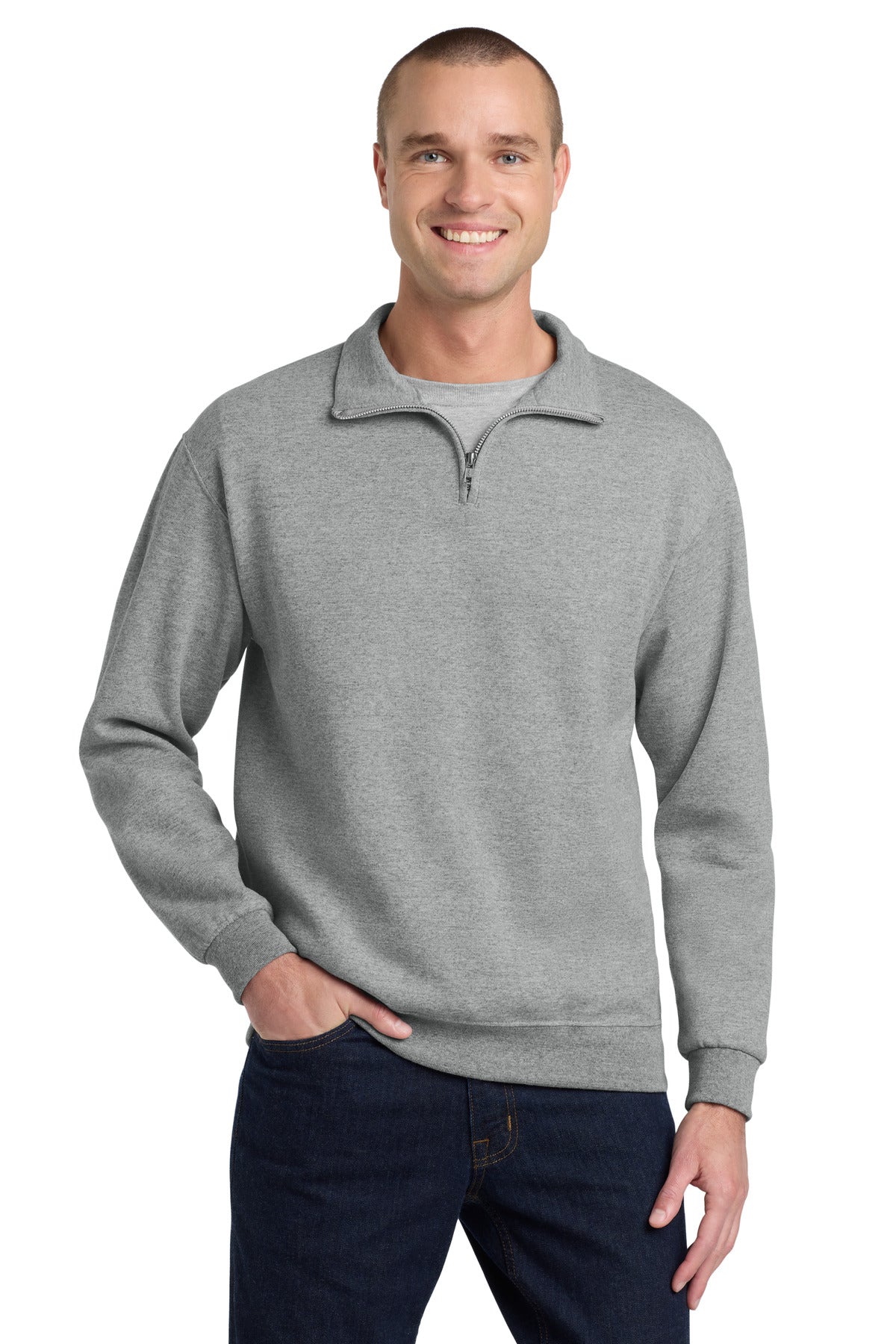 Jerzees® - NuBlend® 1/4-Zip Cadet Collar Sweatshirt. 995M