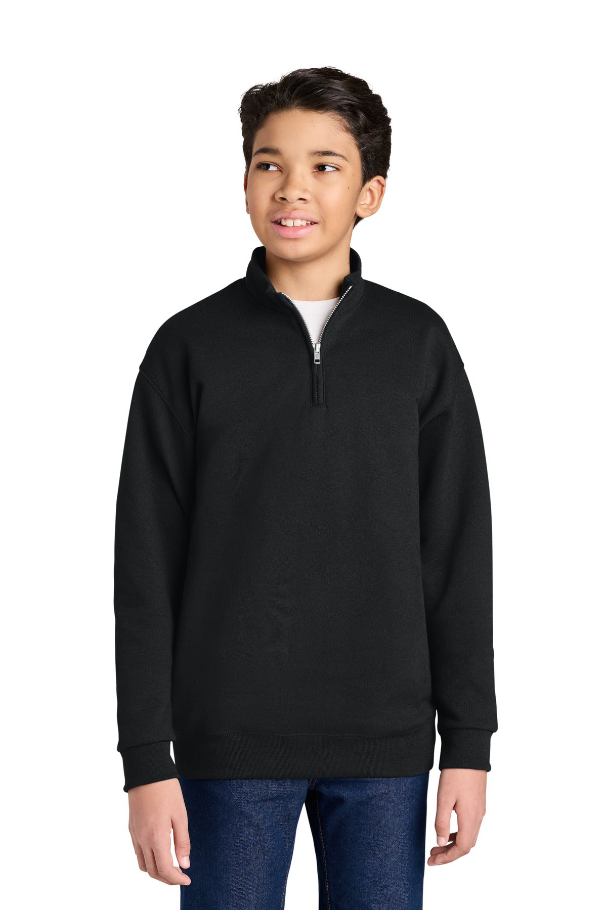 Jerzees® Youth NuBlend® 1/4-Zip Cadet Collar Sweatshirt 995Y
