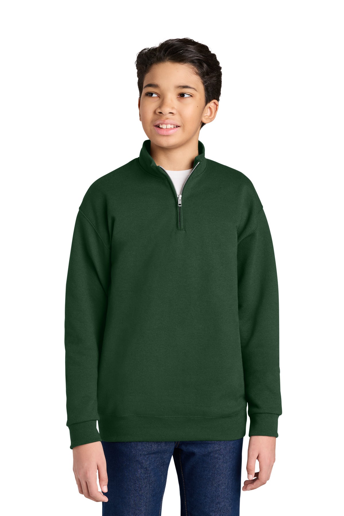 Jerzees® Youth NuBlend® 1/4-Zip Cadet Collar Sweatshirt 995Y