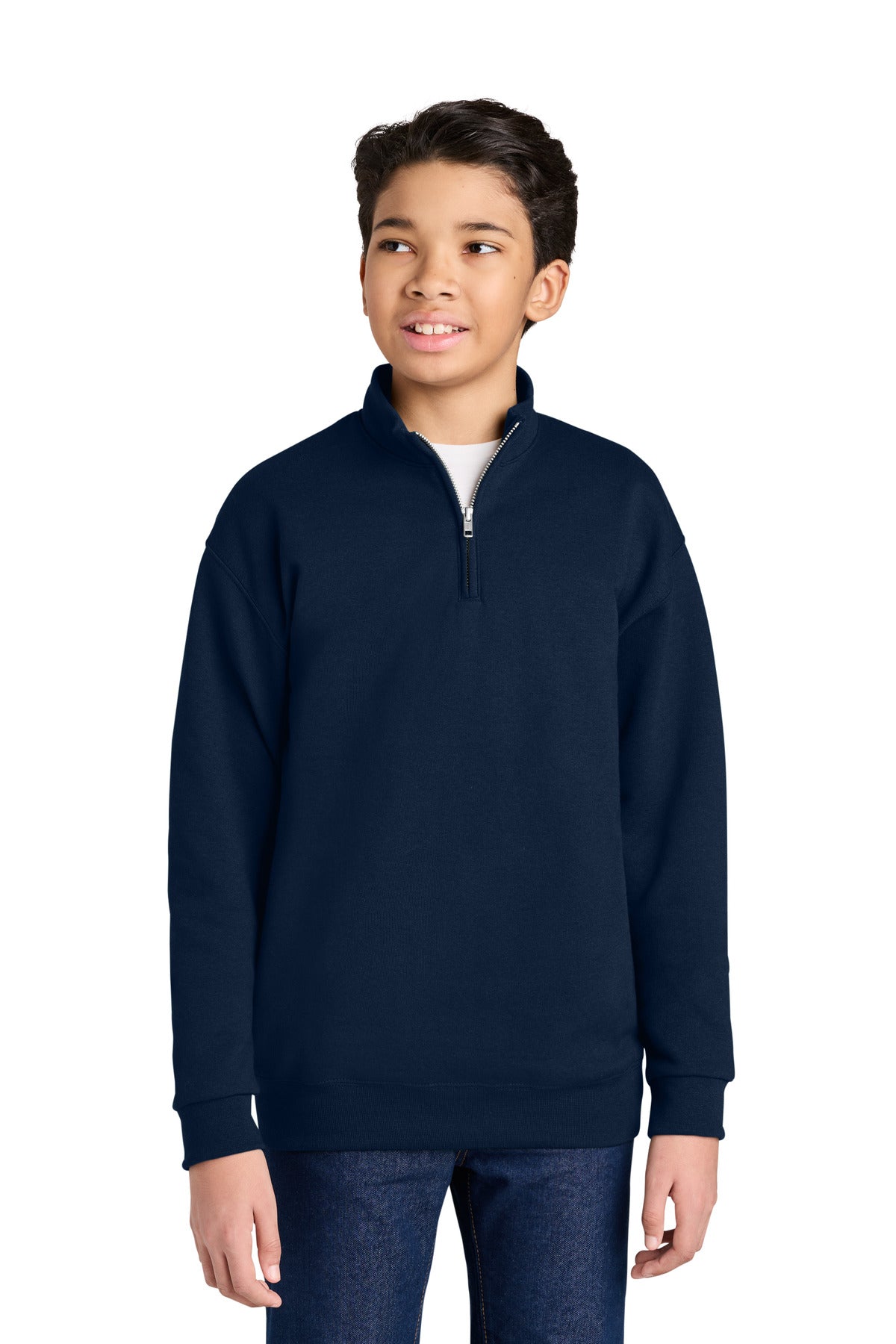 Jerzees® Youth NuBlend® 1/4-Zip Cadet Collar Sweatshirt 995Y