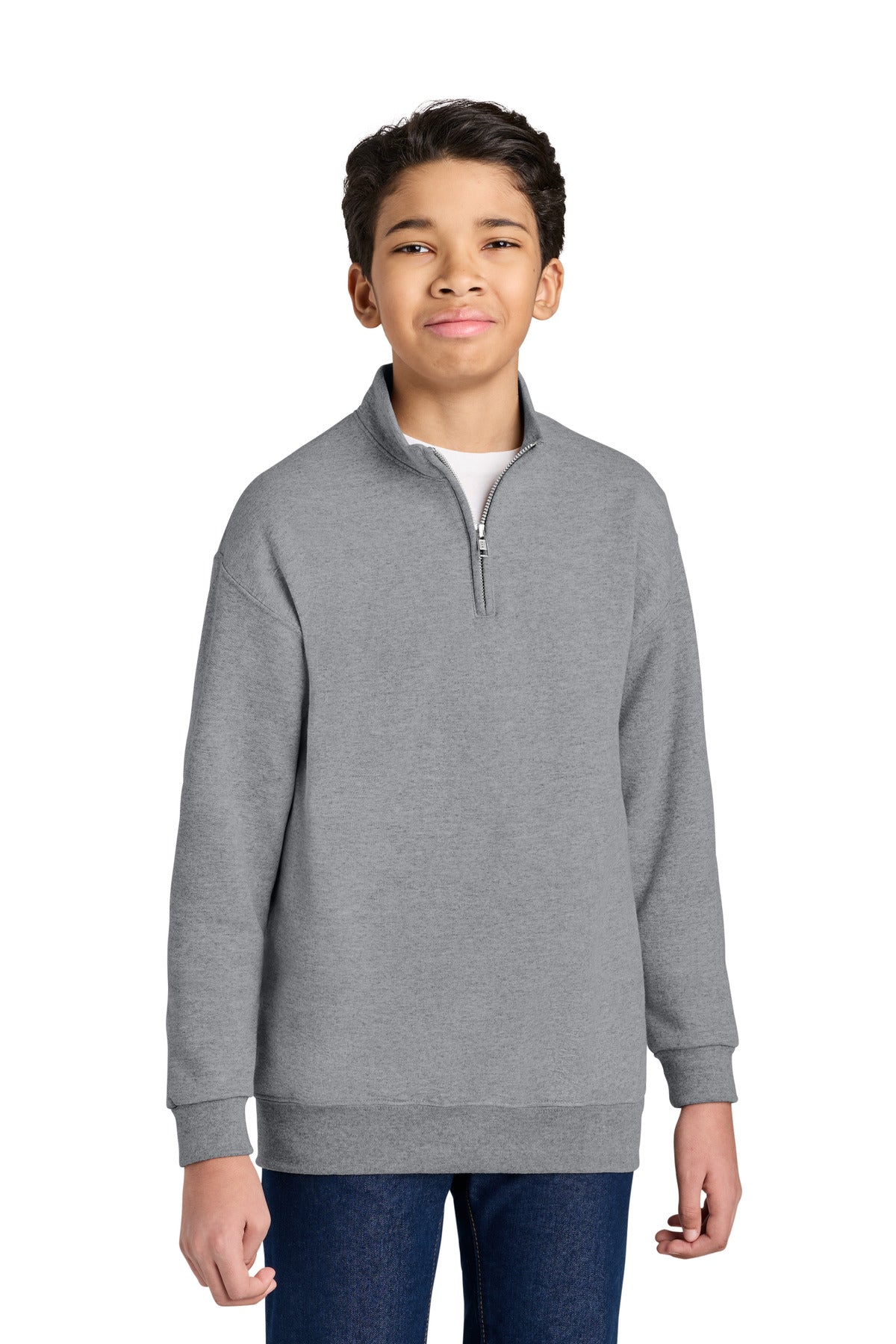 Jerzees® Youth NuBlend® 1/4-Zip Cadet Collar Sweatshirt 995Y