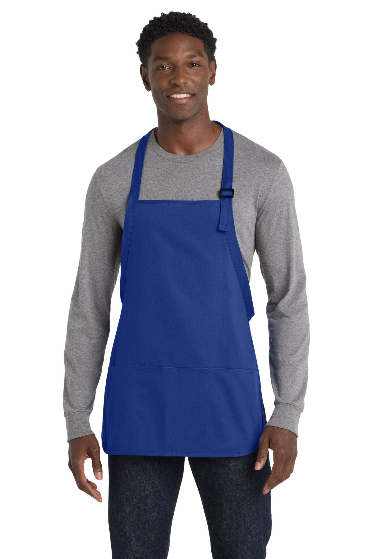 Port Authority® Medium-Length Apron with Pouch Pockets.  A510