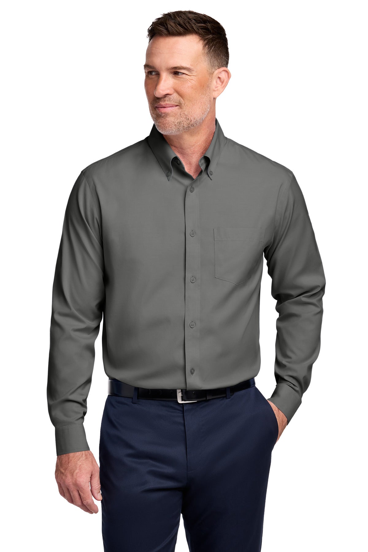 Brooks Brothers® Wrinkle-Free Stretch Pinpoint Shirt BB18000