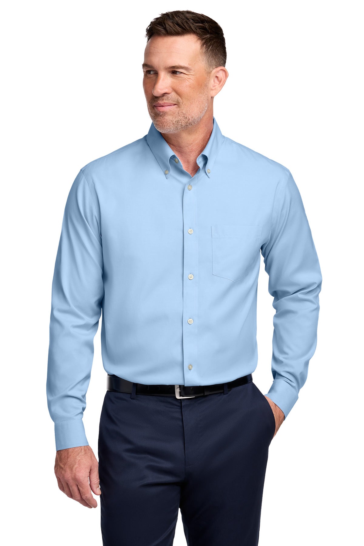Brooks Brothers® Wrinkle-Free Stretch Pinpoint Shirt BB18000
