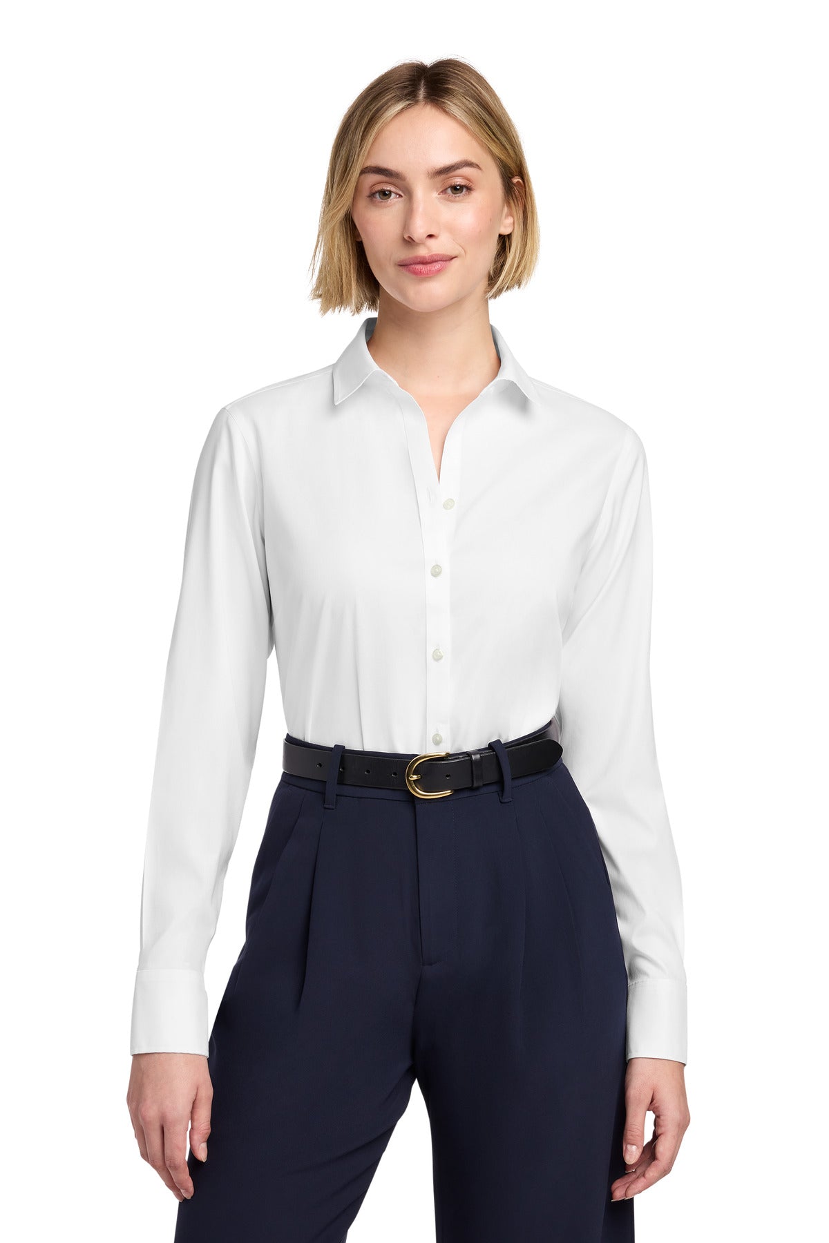 Brooks Brothers® Women's Wrinkle-Free Stretch Pinpoint Shirt BB18001