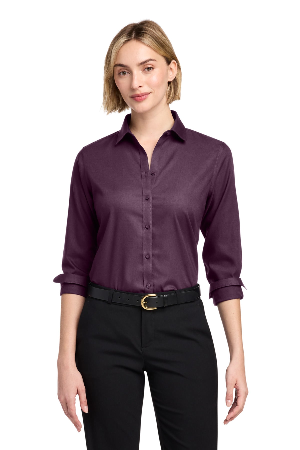 Brooks Brothers® Women's Wrinkle-Free Stretch Nailhead Shirt BB18003