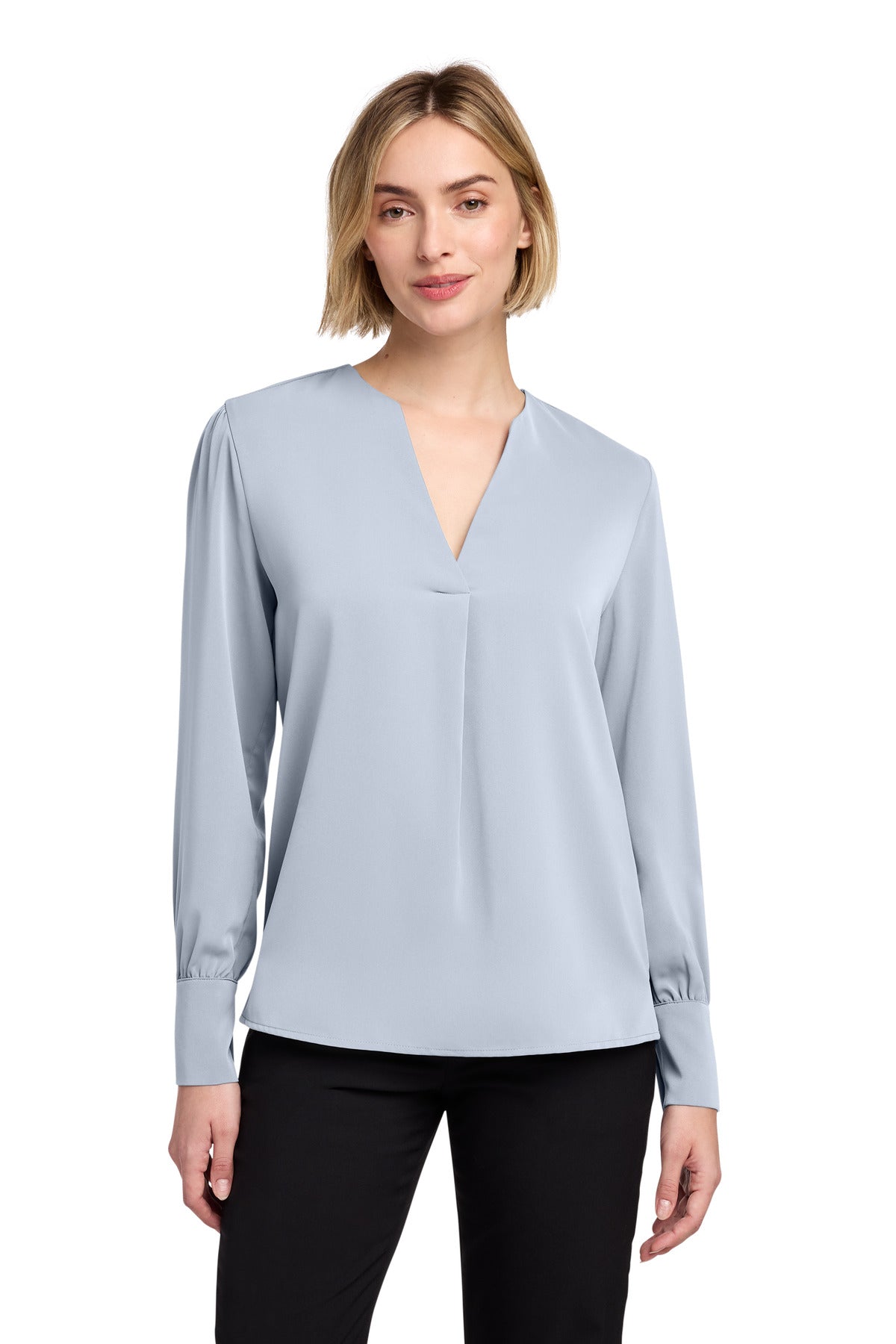 Brooks Brothers® Women's Open-Neck Satin Blouse BB18009