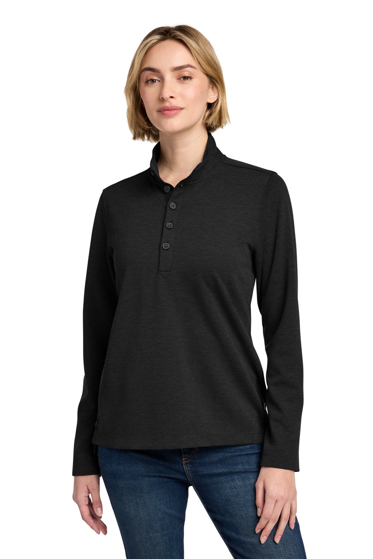 Brooks Brothers® Women's Mid-Layer Stretch 1/2-Button BB18203