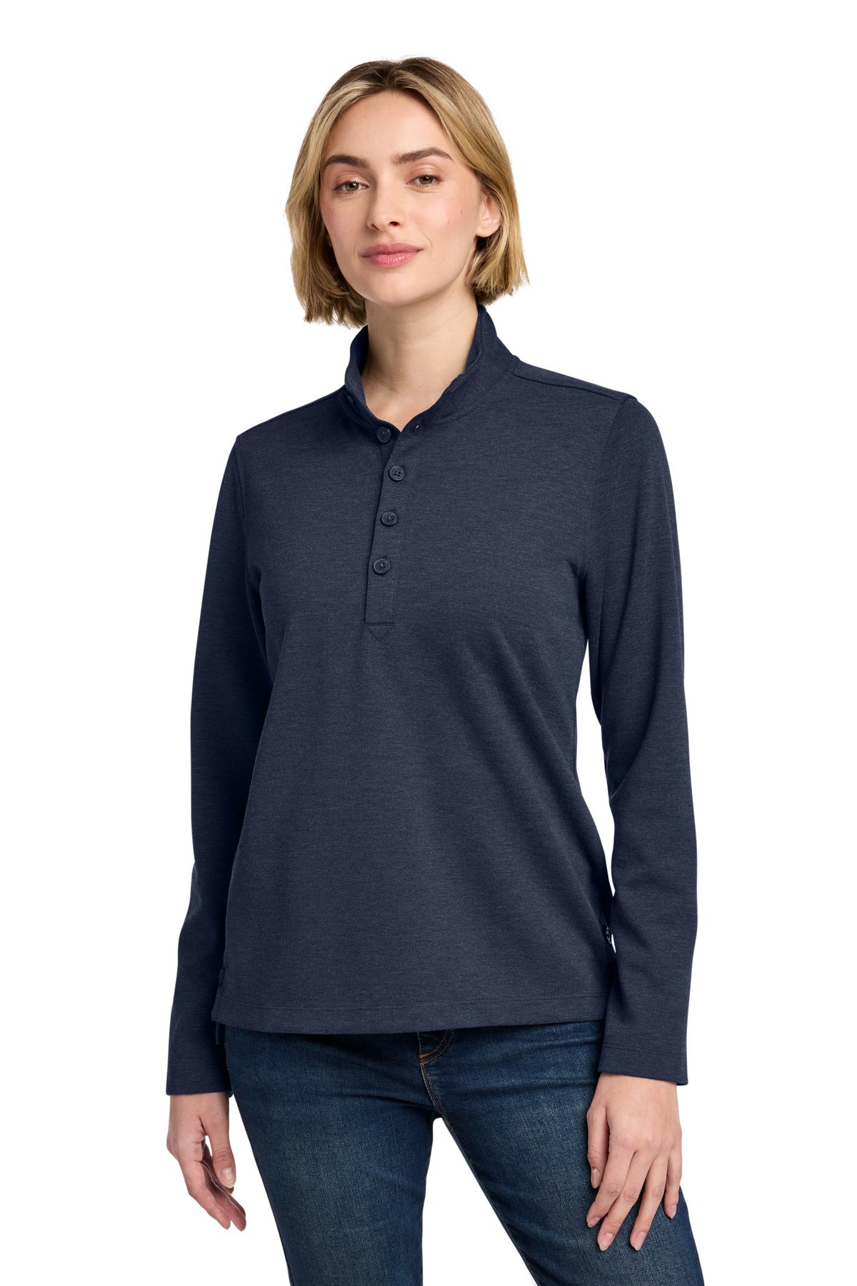 Brooks Brothers® Women's Mid-Layer Stretch 1/2-Button BB18203