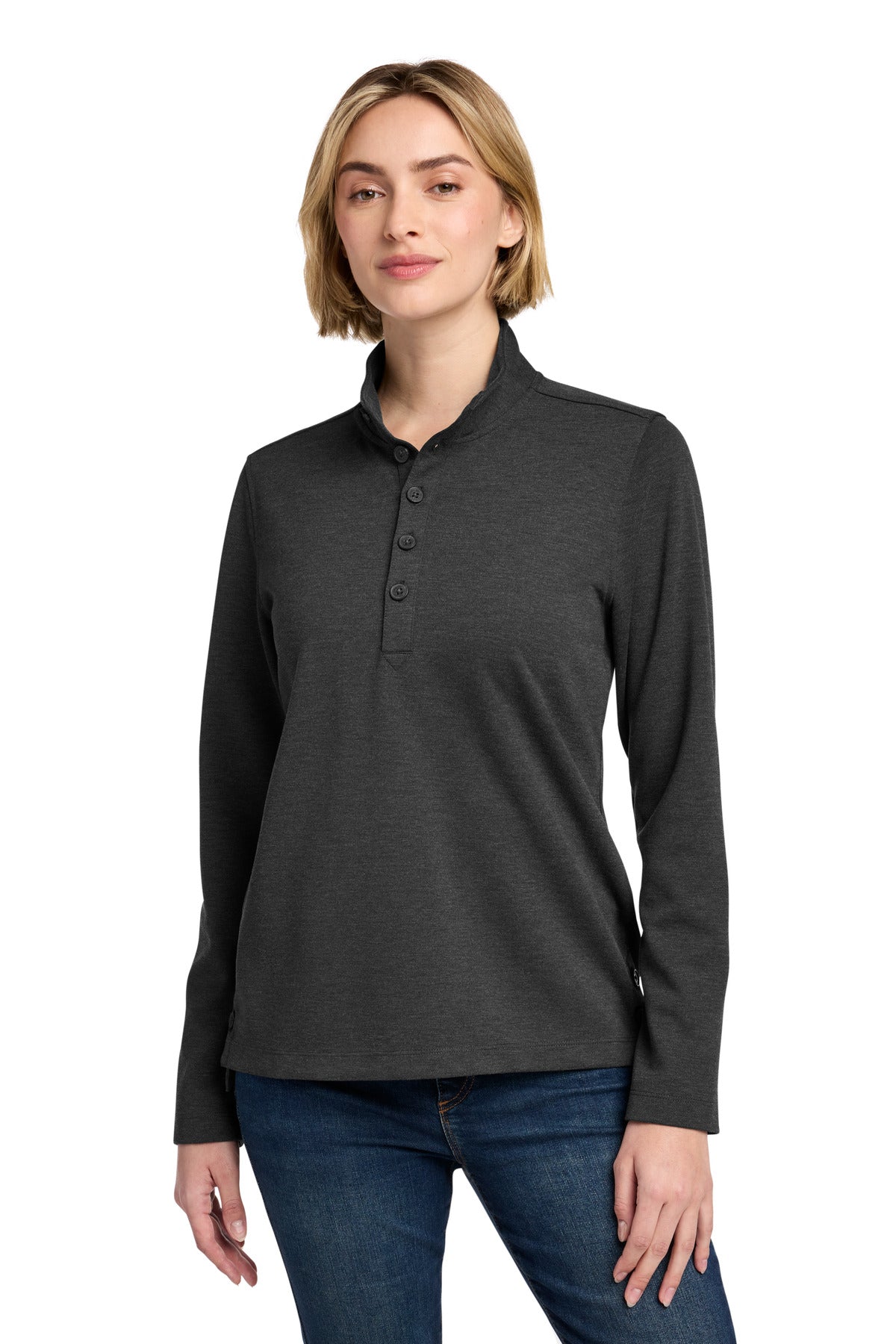 Brooks Brothers® Women's Mid-Layer Stretch 1/2-Button BB18203