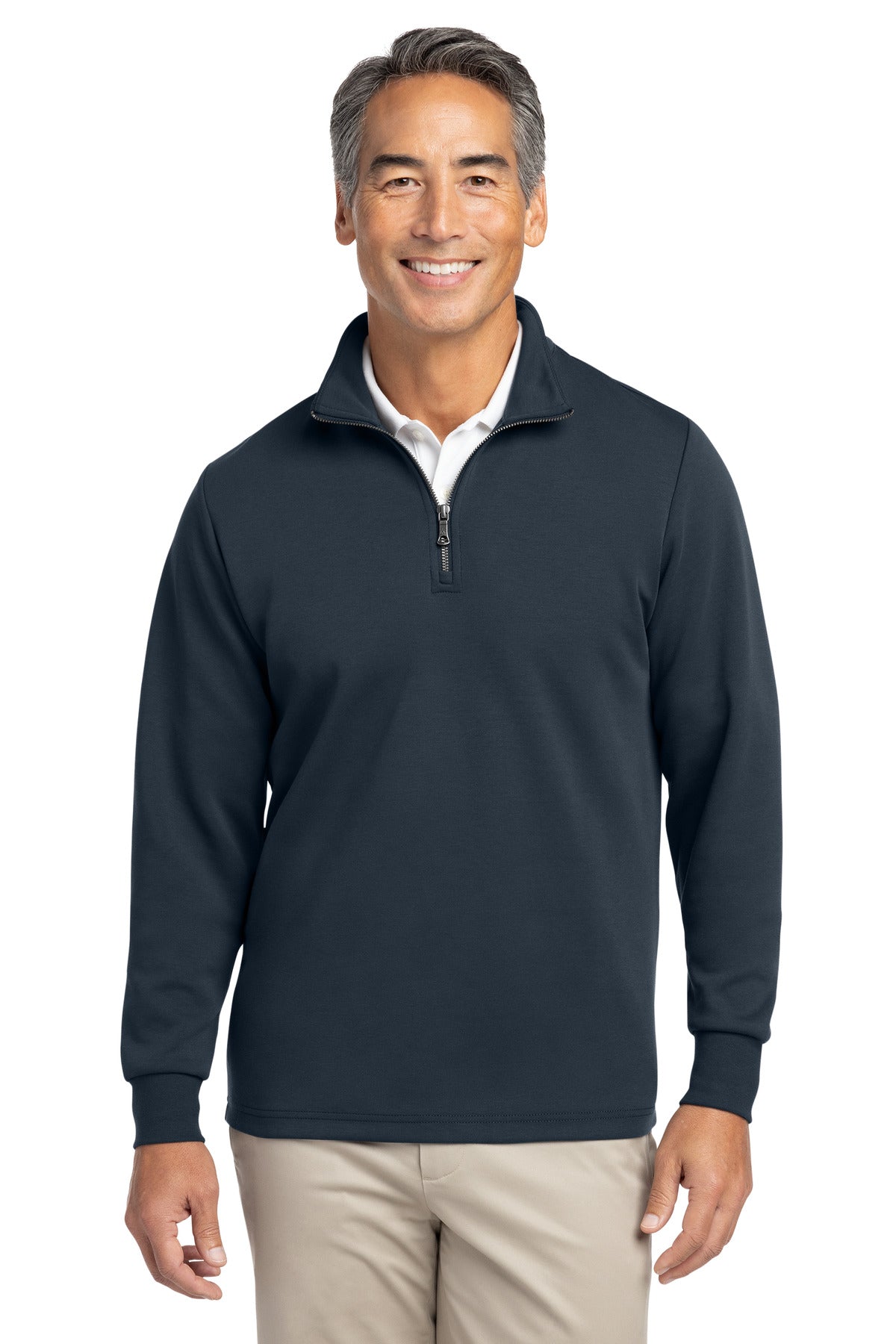 Brooks Brothers® Double-Knit 1/4-Zip BB18206