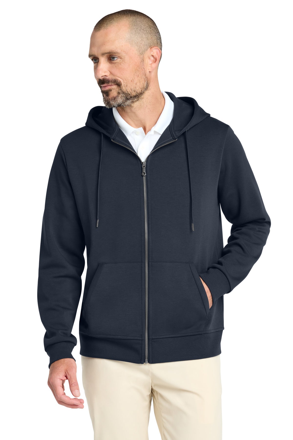 Brooks Brothers® Double-Knit Full-Zip Hoodie BB18208